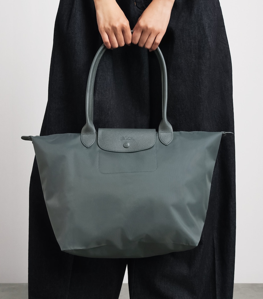 Longchamp Large Le Pliage One Tote Bag Anthracite Image 4
