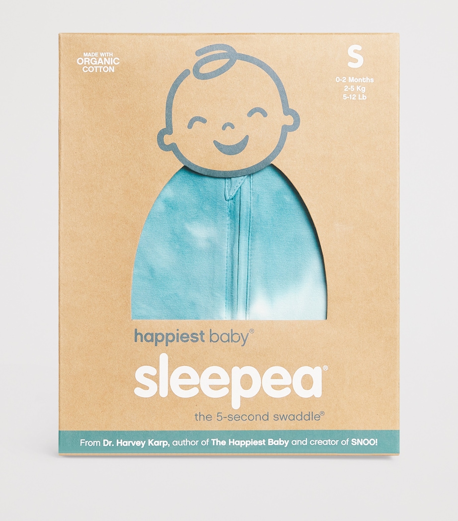 Organic Cotton Sleepea Swaddle TIE DYE BLUE Image 3