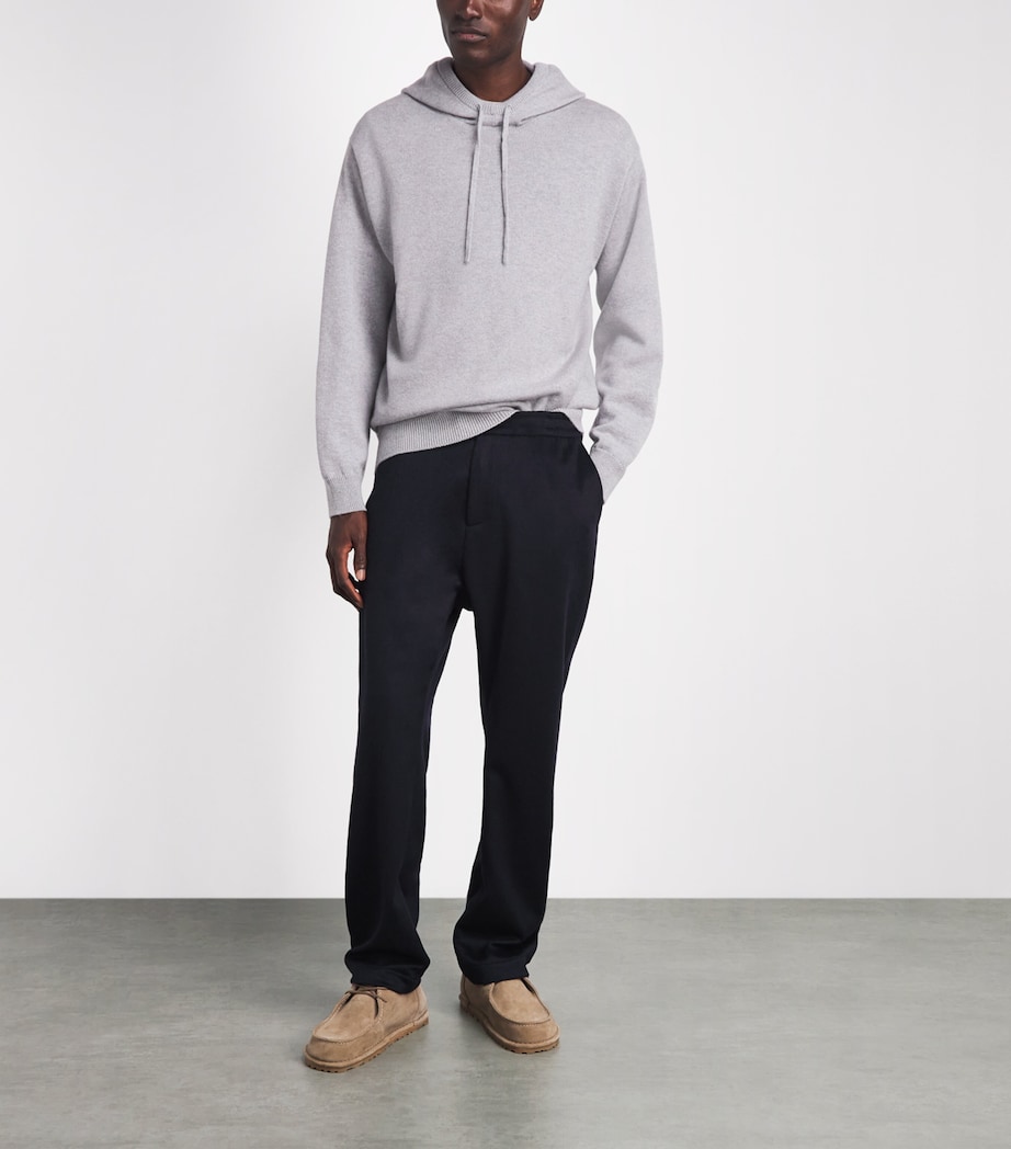 Harrods Cashmere Hoodie Coyote Image 2