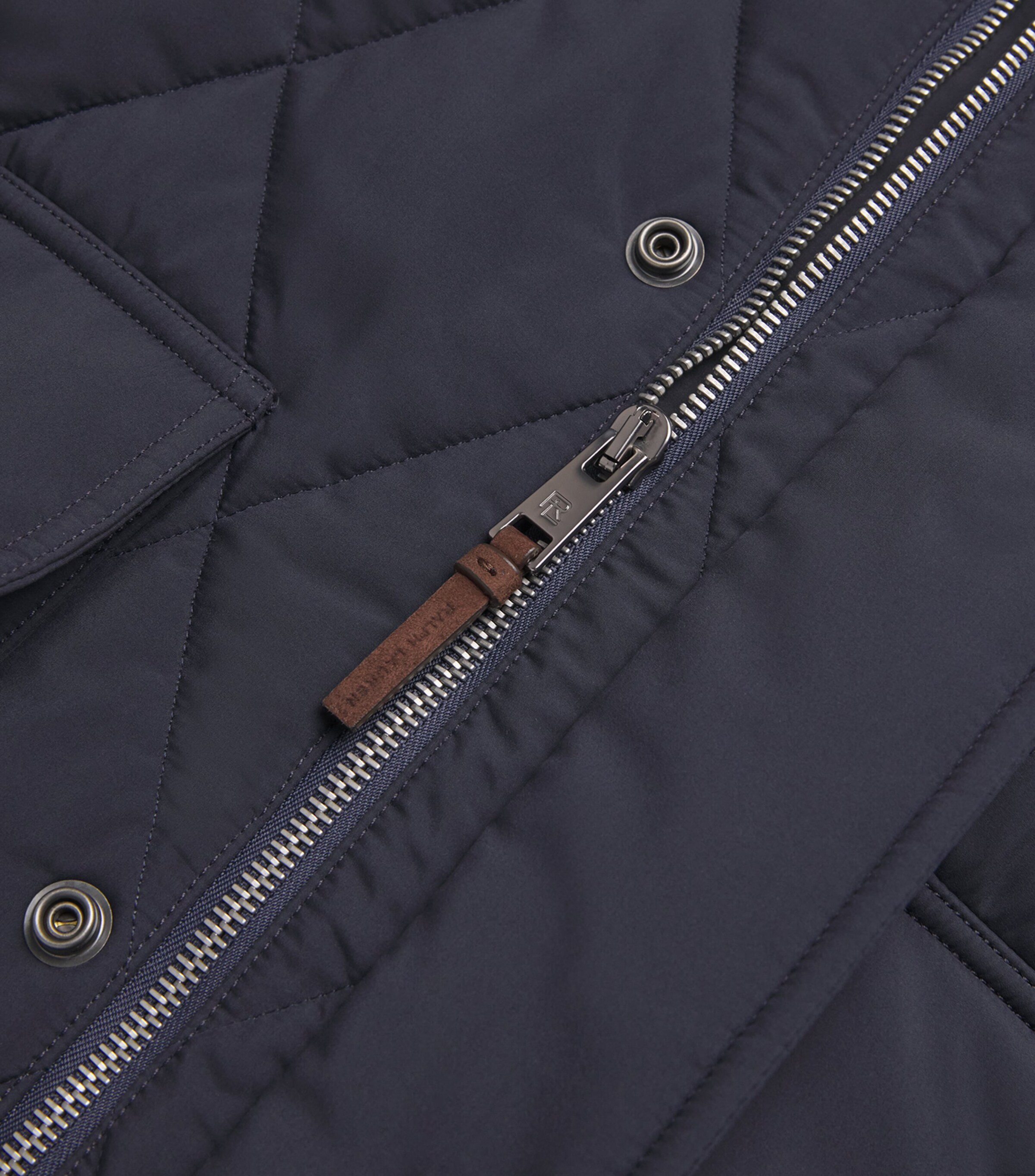 Ralph Lauren Purple Label Mens Down Quilted Field Jacket Navy Image 5