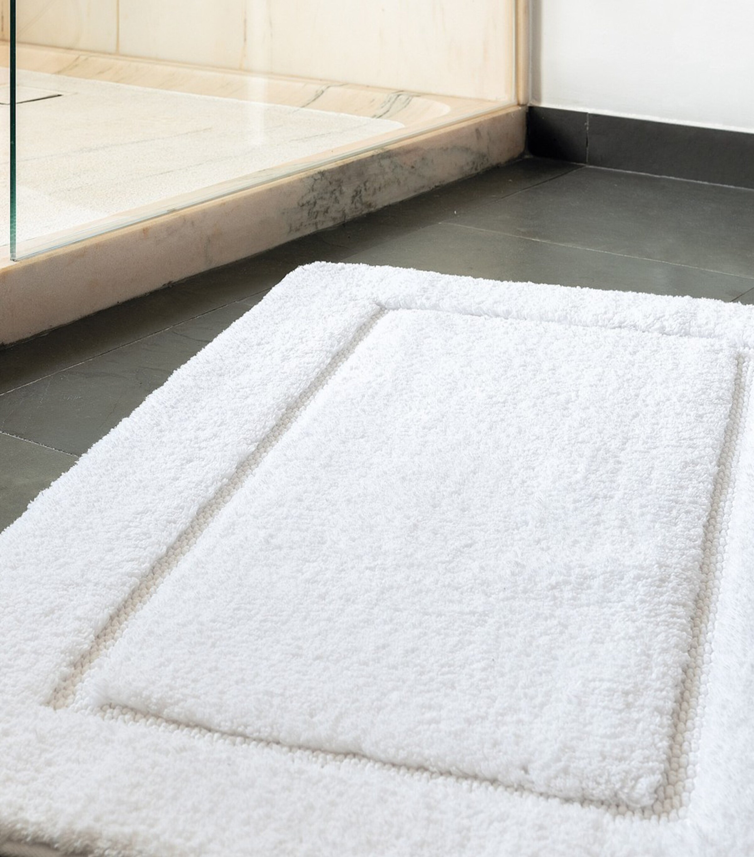 Egoist Frame Bath Mat (60cm x 100cm) PEARL Image 2