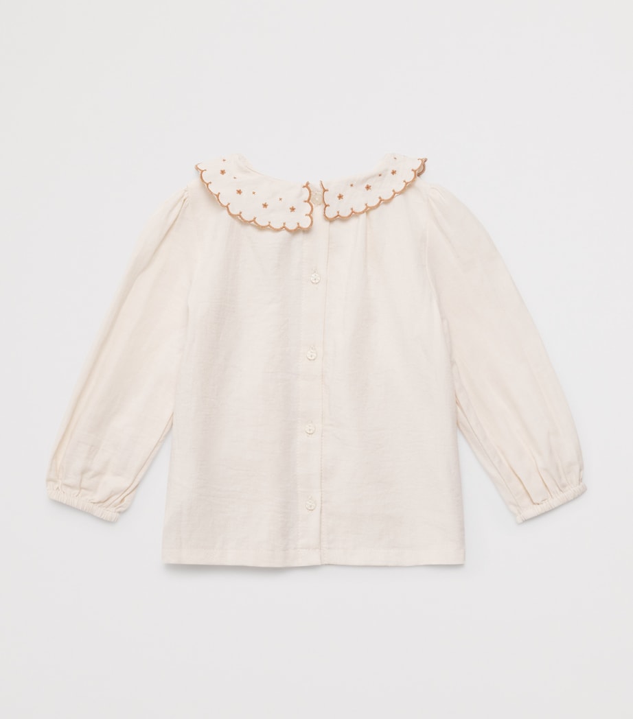 Cotton Mabel Blouse (6-36 Months) OFFWHITE Image 2