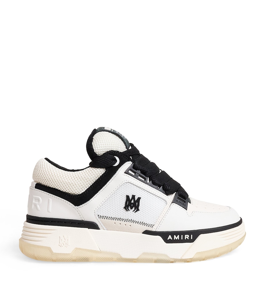 AMIRI Leather MA-1 Sneakers White/ Black Image 1