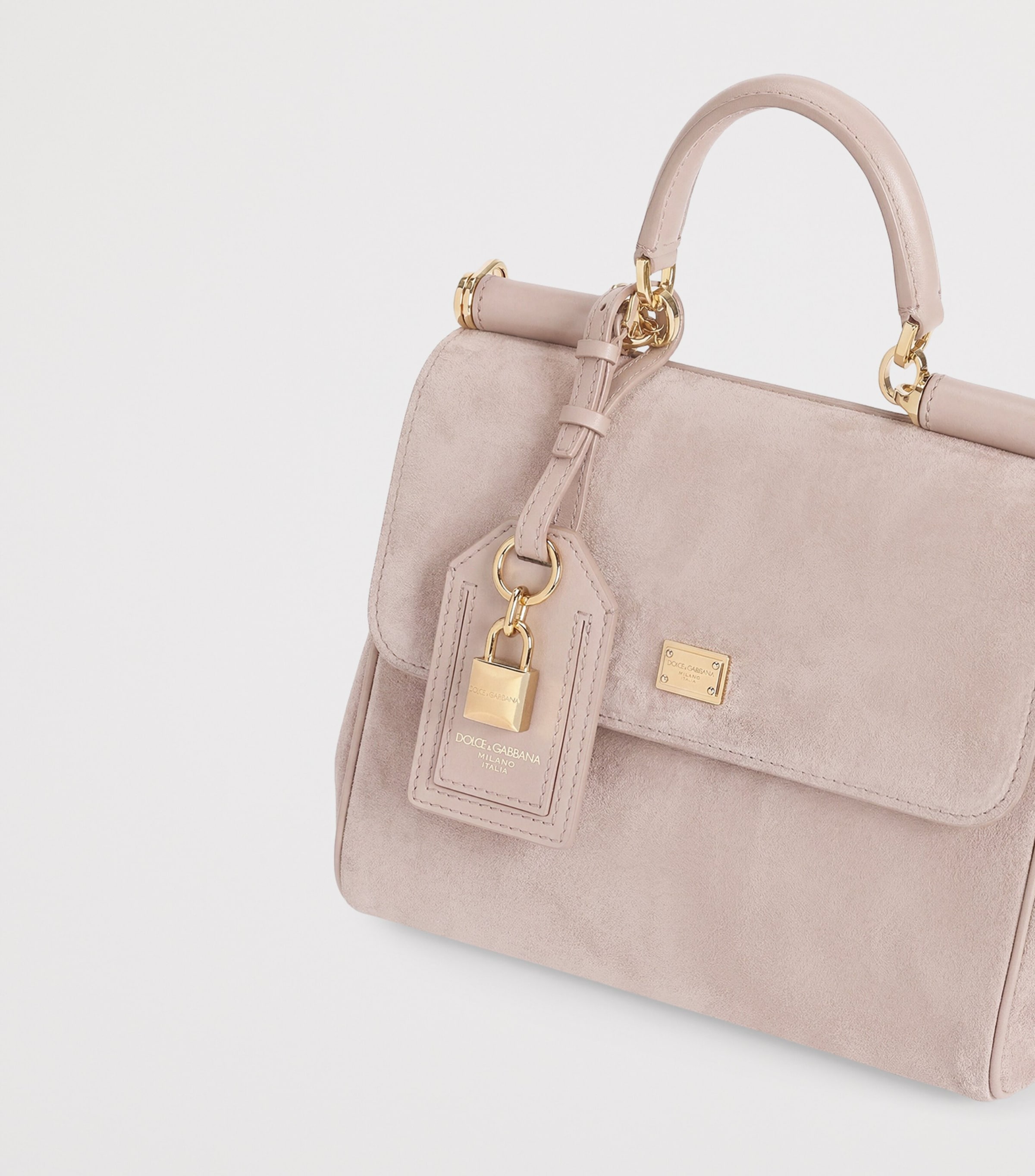 Dolce&Gabbana Suede My Sicily Top-Handle Bag Make Up/make U Image 3