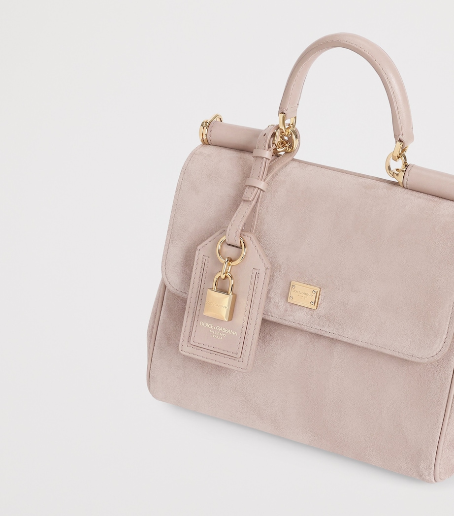 Dolce&Gabbana Suede My Sicily Top-Handle Bag Make Up/make U Image 3