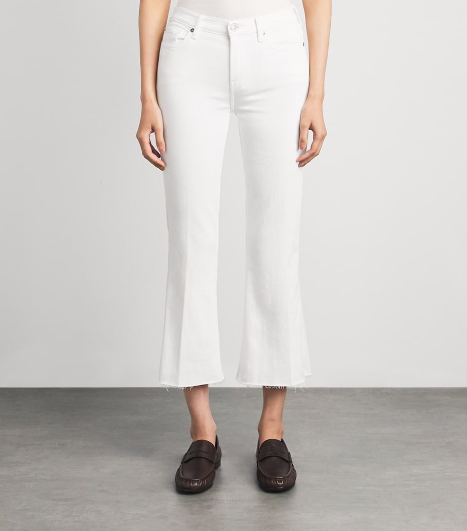 7 For All Mankind Womens Dojo Cropped Jeans Soleil Image 4