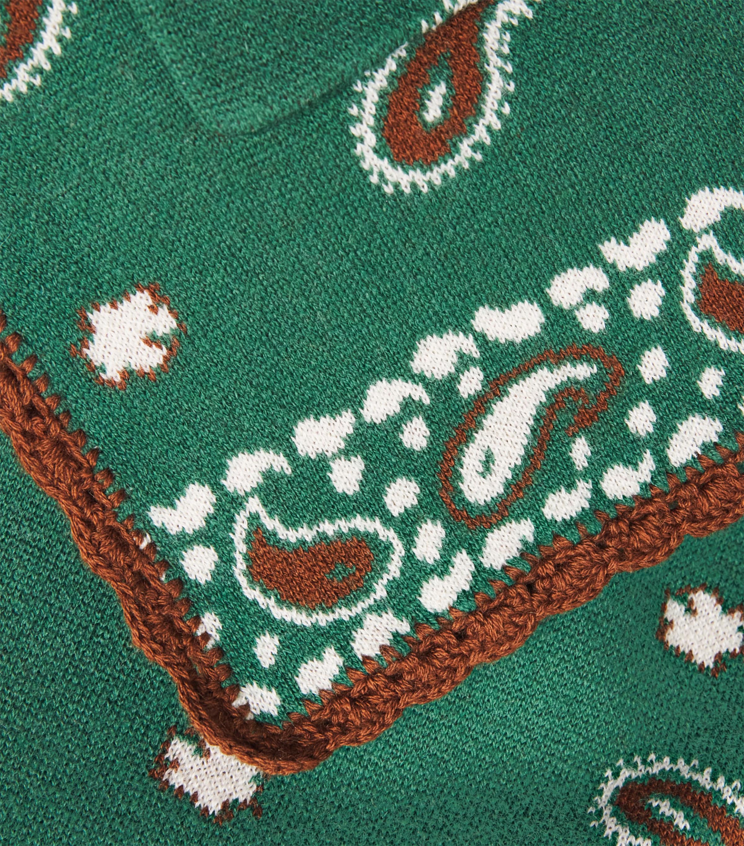 Wool-Blend Paisley Morla Cardigan DAISY PAISLEY GREEN Image 5