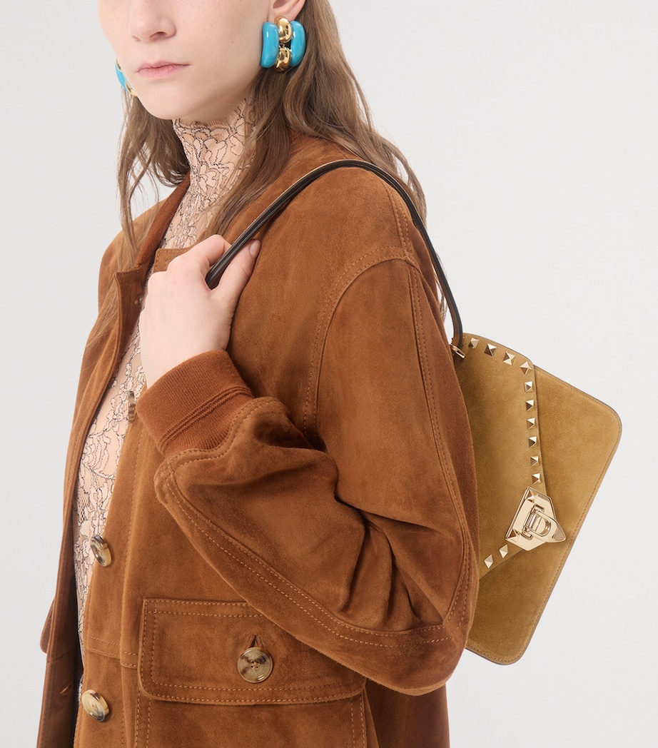 Valentino Garavani Small Split Leather Rockstud Shoulder Bag Rdx Image 7