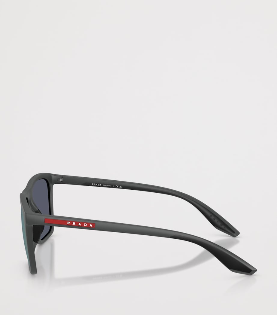 Prada Linea Rossa Pillow Sunglasses Grey Image 2