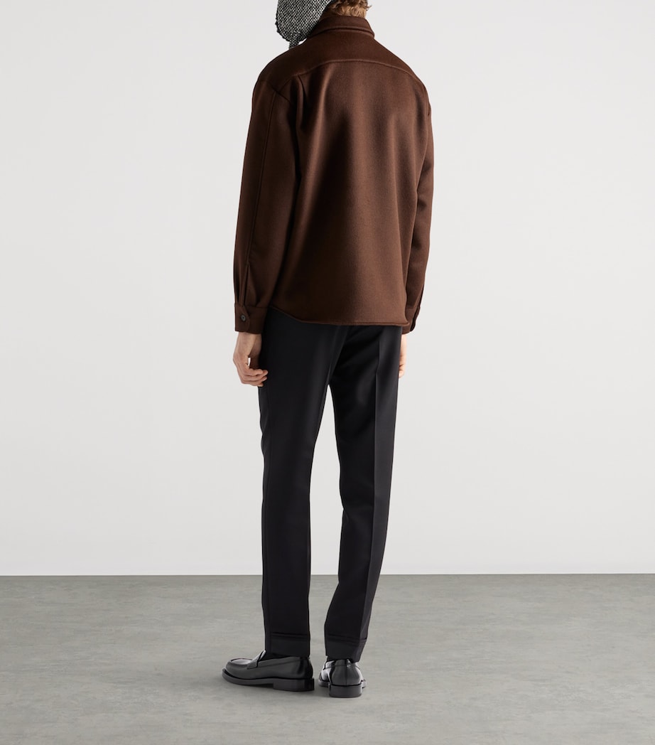 Wool-Mohair-Cashmere Shirt F0324 Image 5