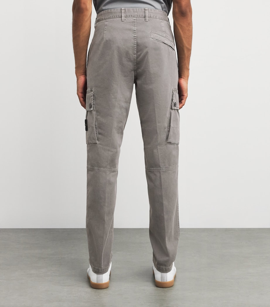 Faded Slim Cargo Trousers V016B Image 4