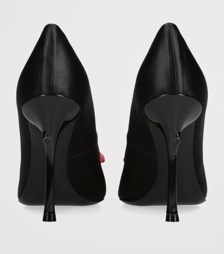 Satin Rose Pumps 100 BLACK/COMB Image 2