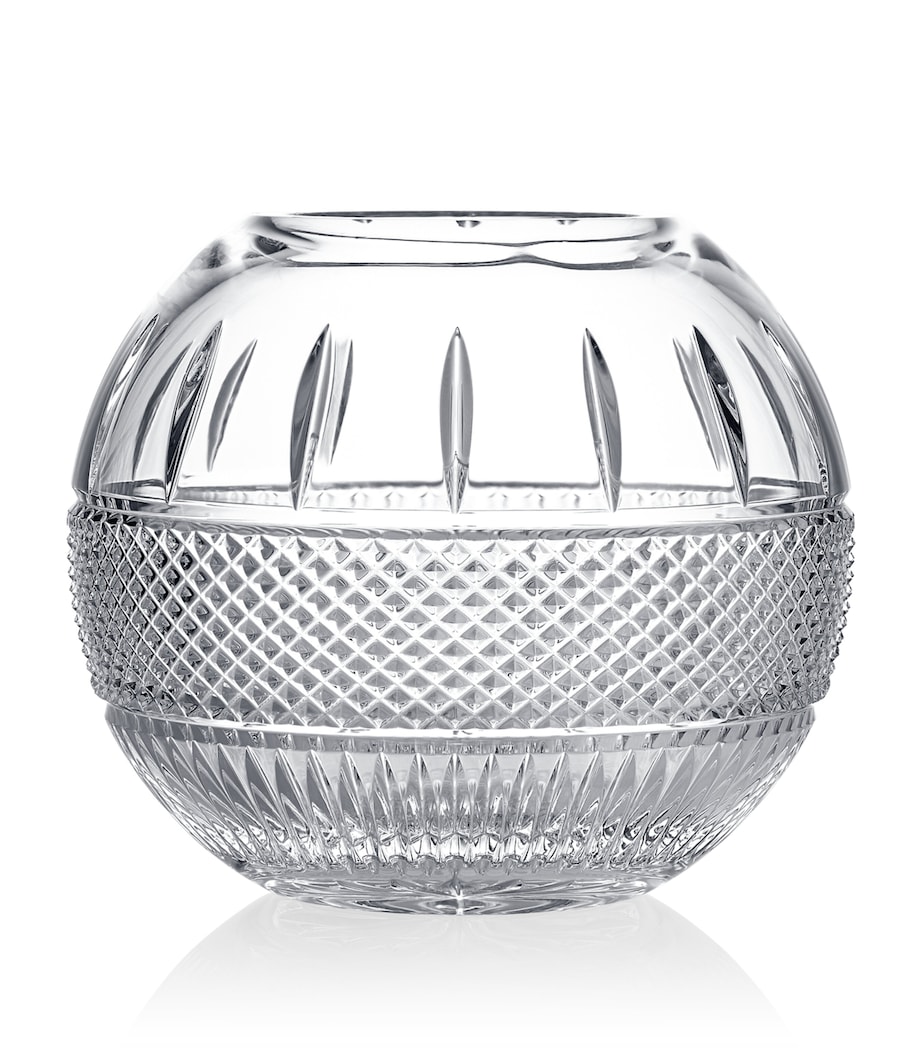 Crystal Mastercraft Irish Lace Rose Bowl (20cm) CLEAR Image 1