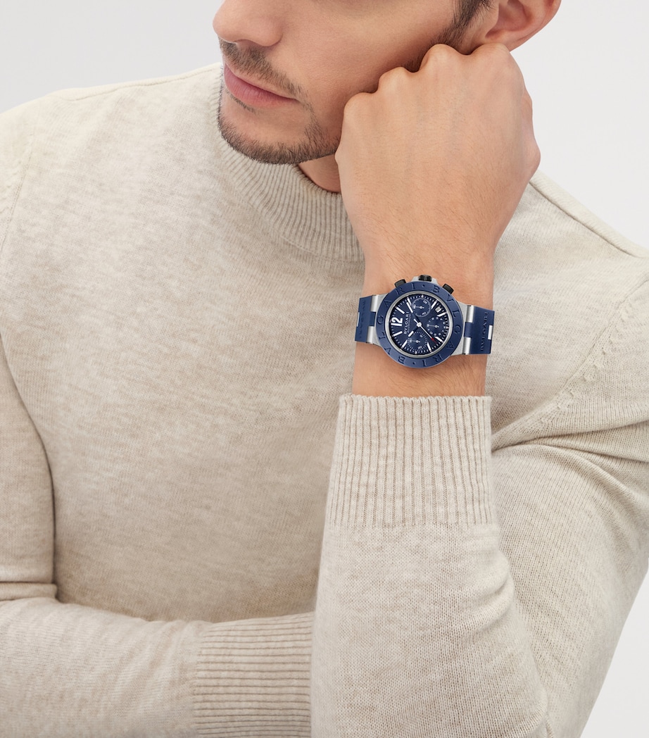 Bvlgari Aluminium Watch 41mm BLUE Image 5