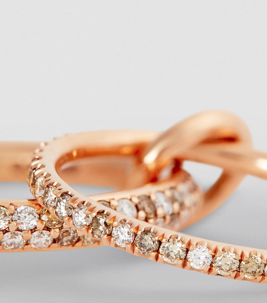 Rose Gold and Diamond Nova Ring ROSE GOLD Image 6