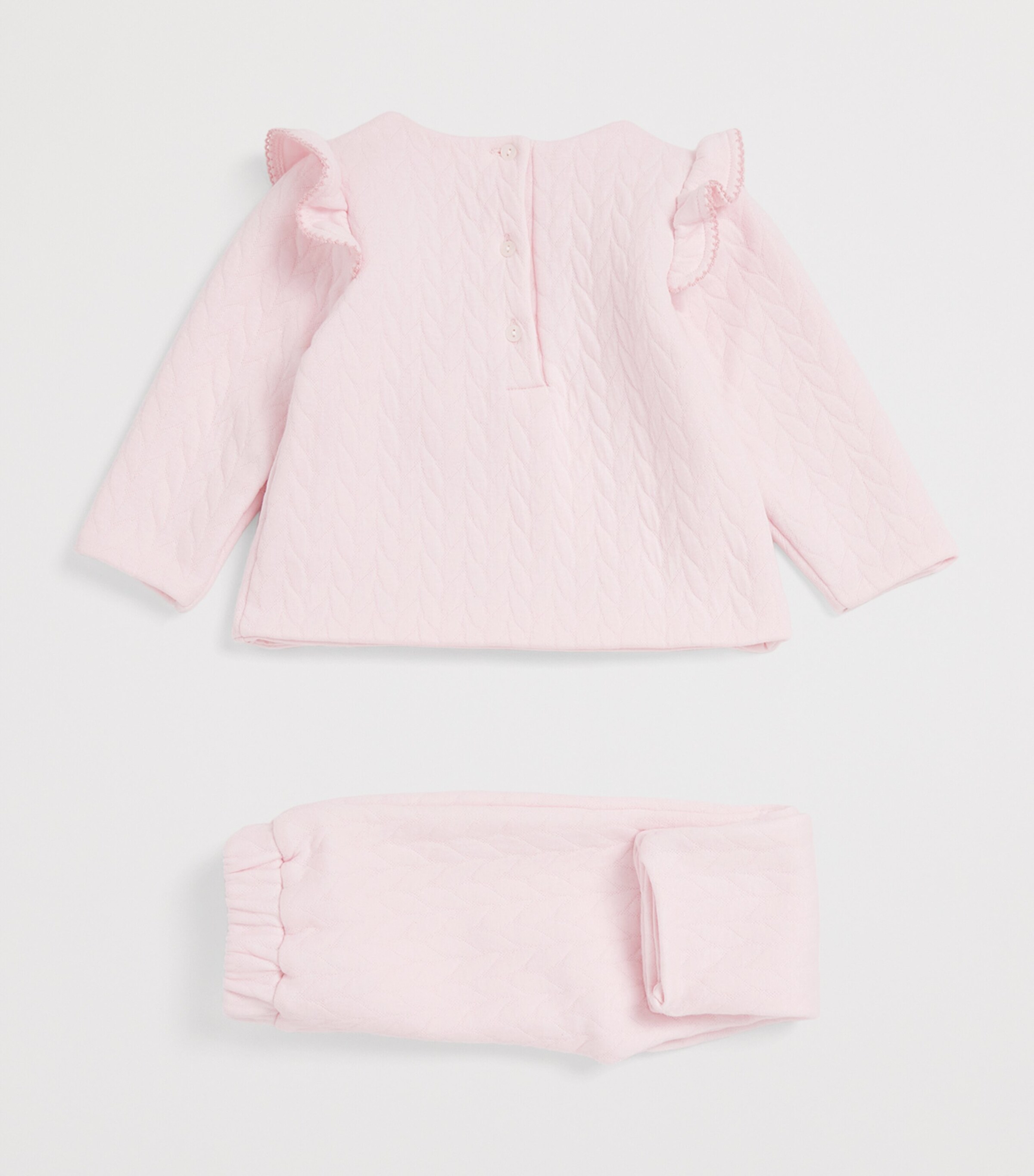 Patachou Cotton-Blend Sweatshirt and Sweatpants Set (0-24 Months) Image 2