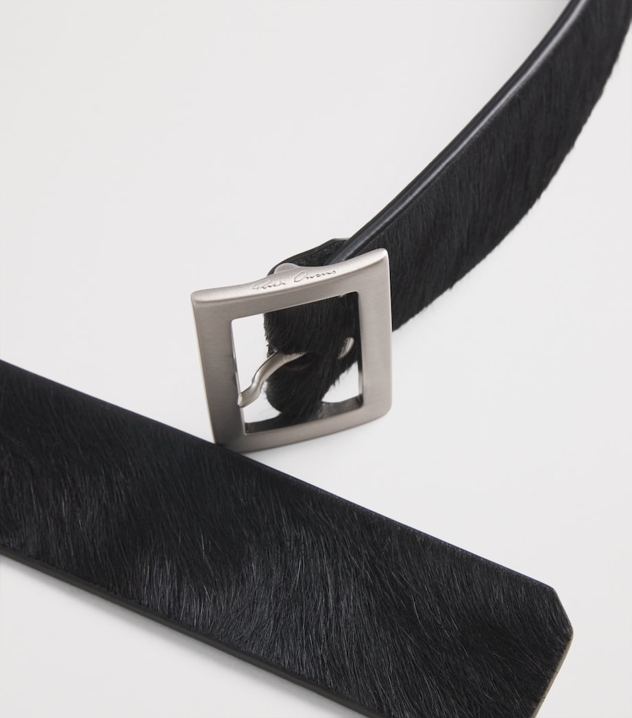 Cowhide Stooges Belt BLACK Image 5