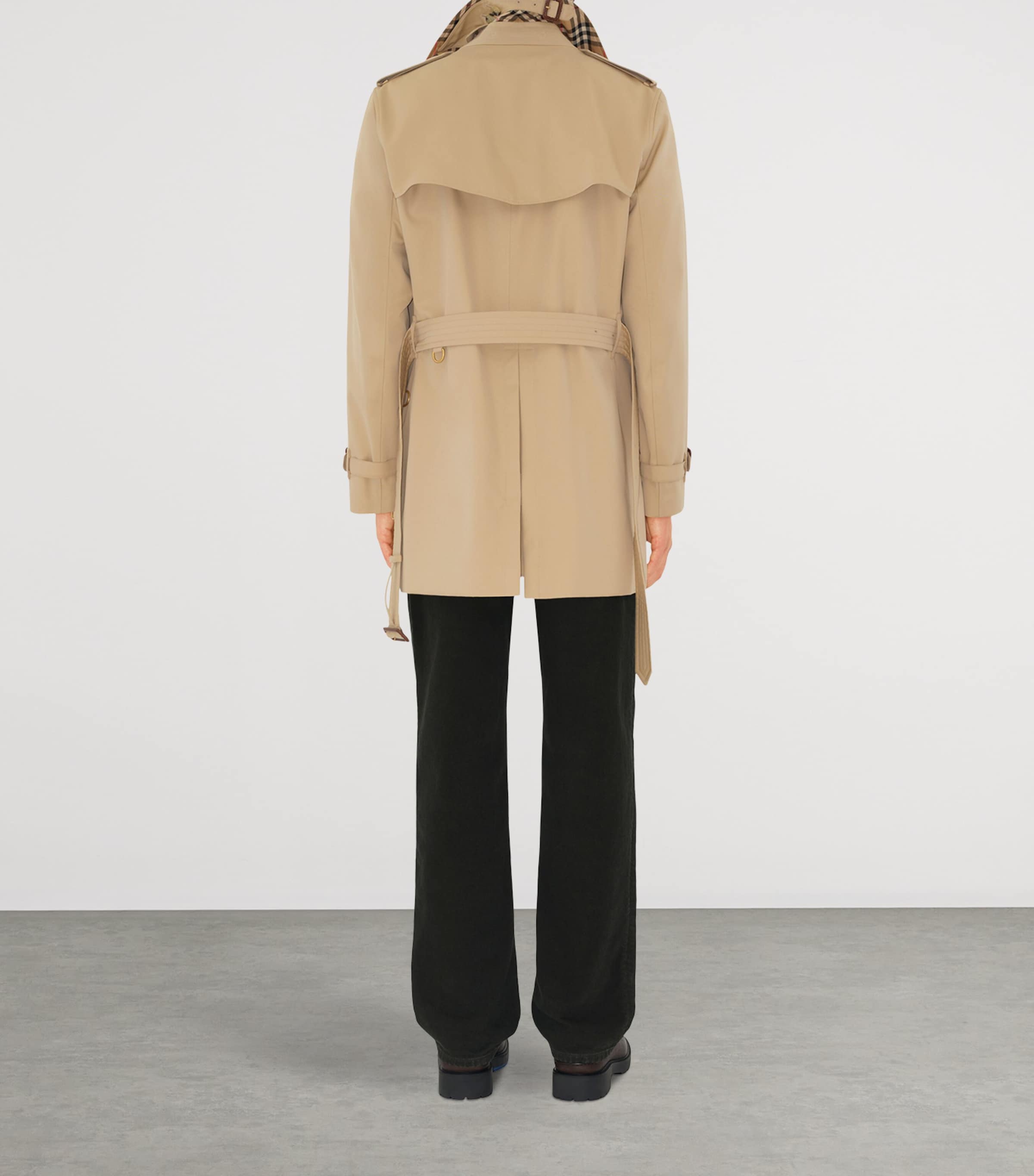 Short Kensington Heritage Trench Coat HONEY Image 4