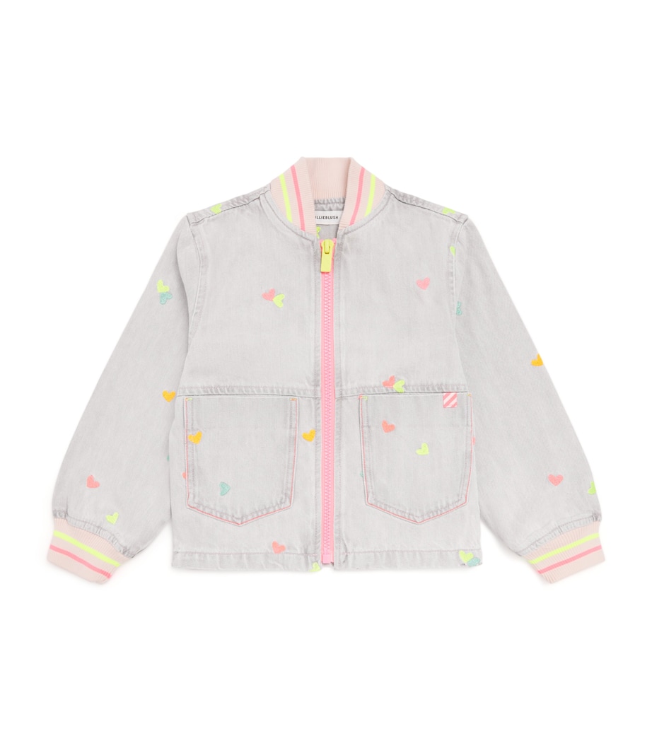 Denim Embroidered Jacket (2-10 Years) Z20DENIM GREY Image 1