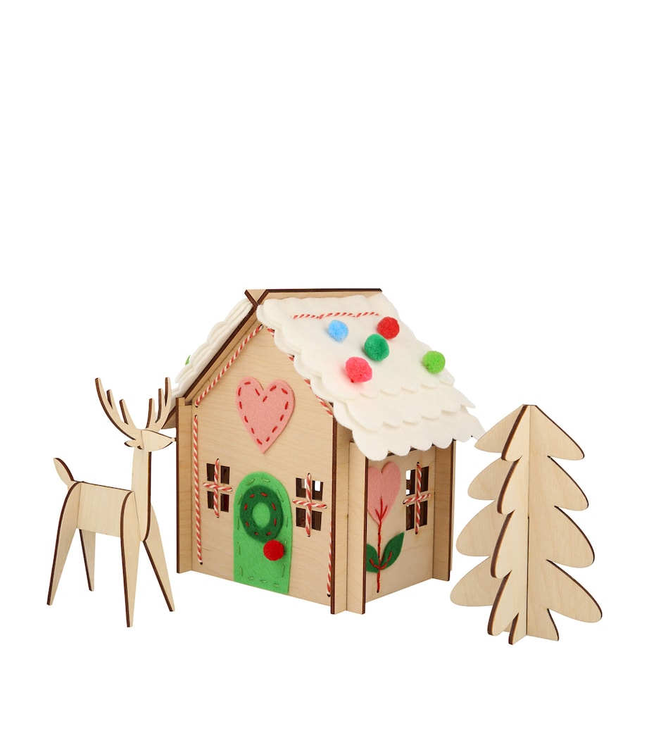 Wooden Gingerbread House Craft Kit MULTICOLORED Image 2