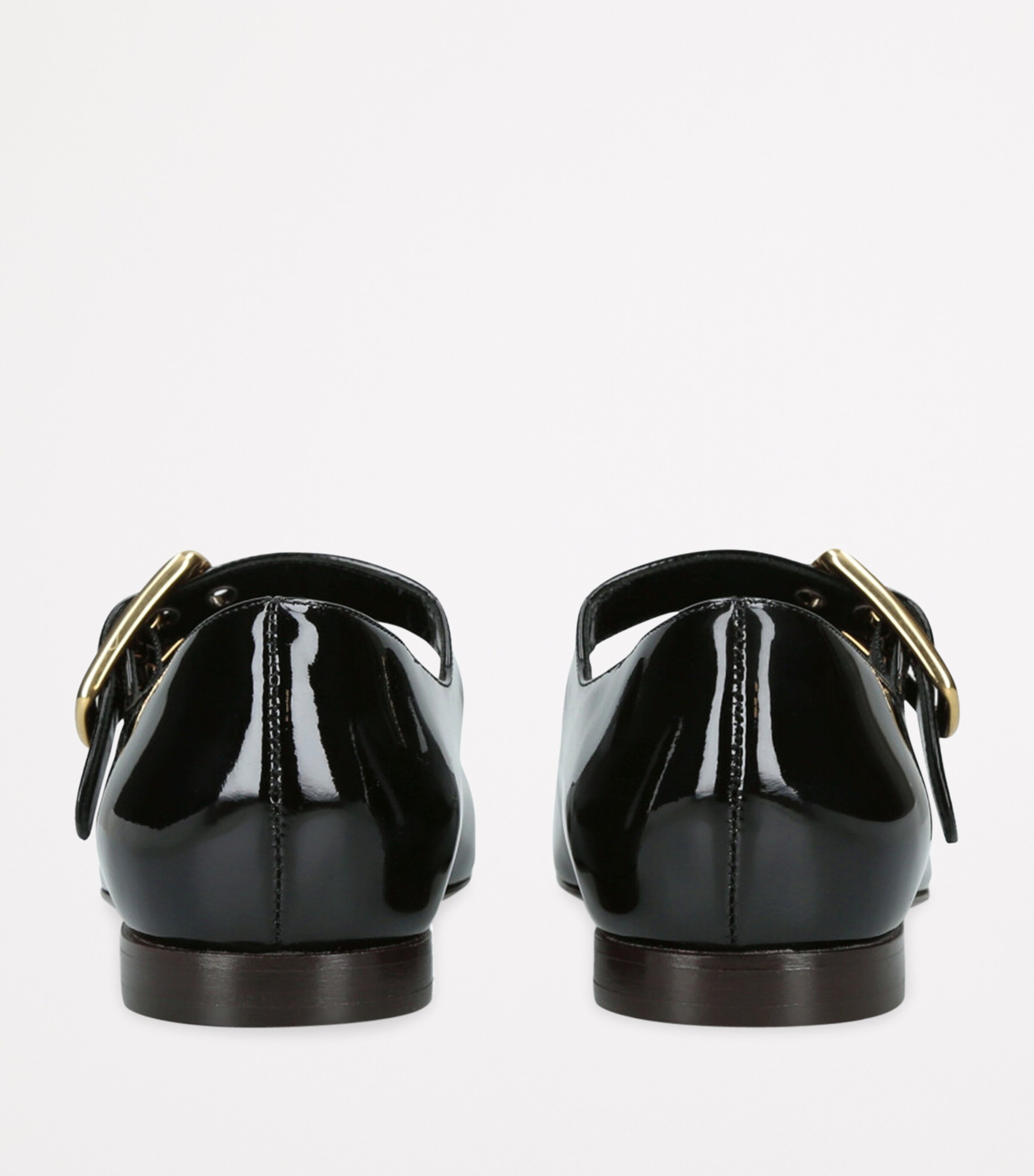 Chloé Black Patent Leather Polly Mary Janes | Harrods US