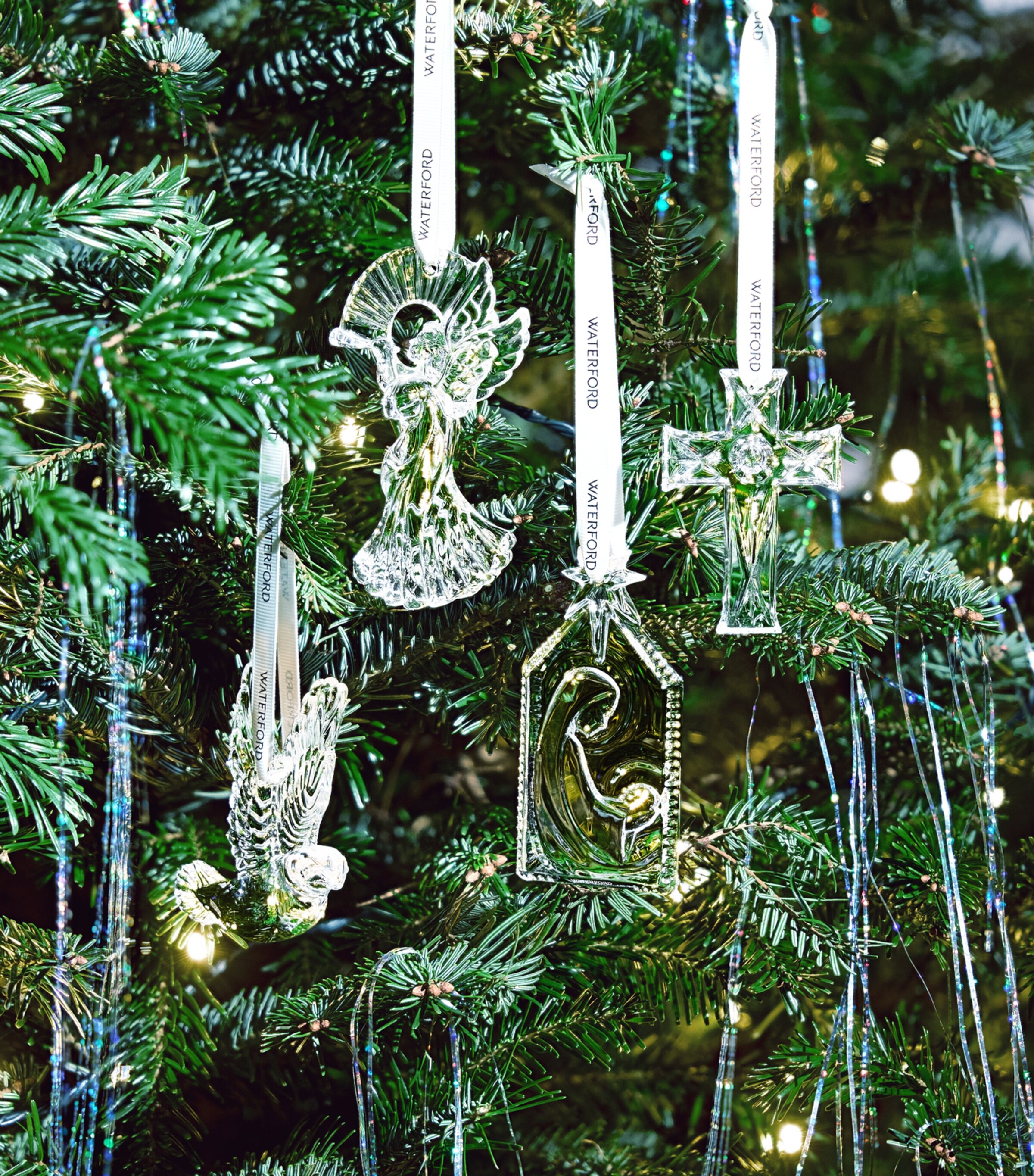 Waterford Crystal Angel Tree Decoration 2025 Clear Image 2