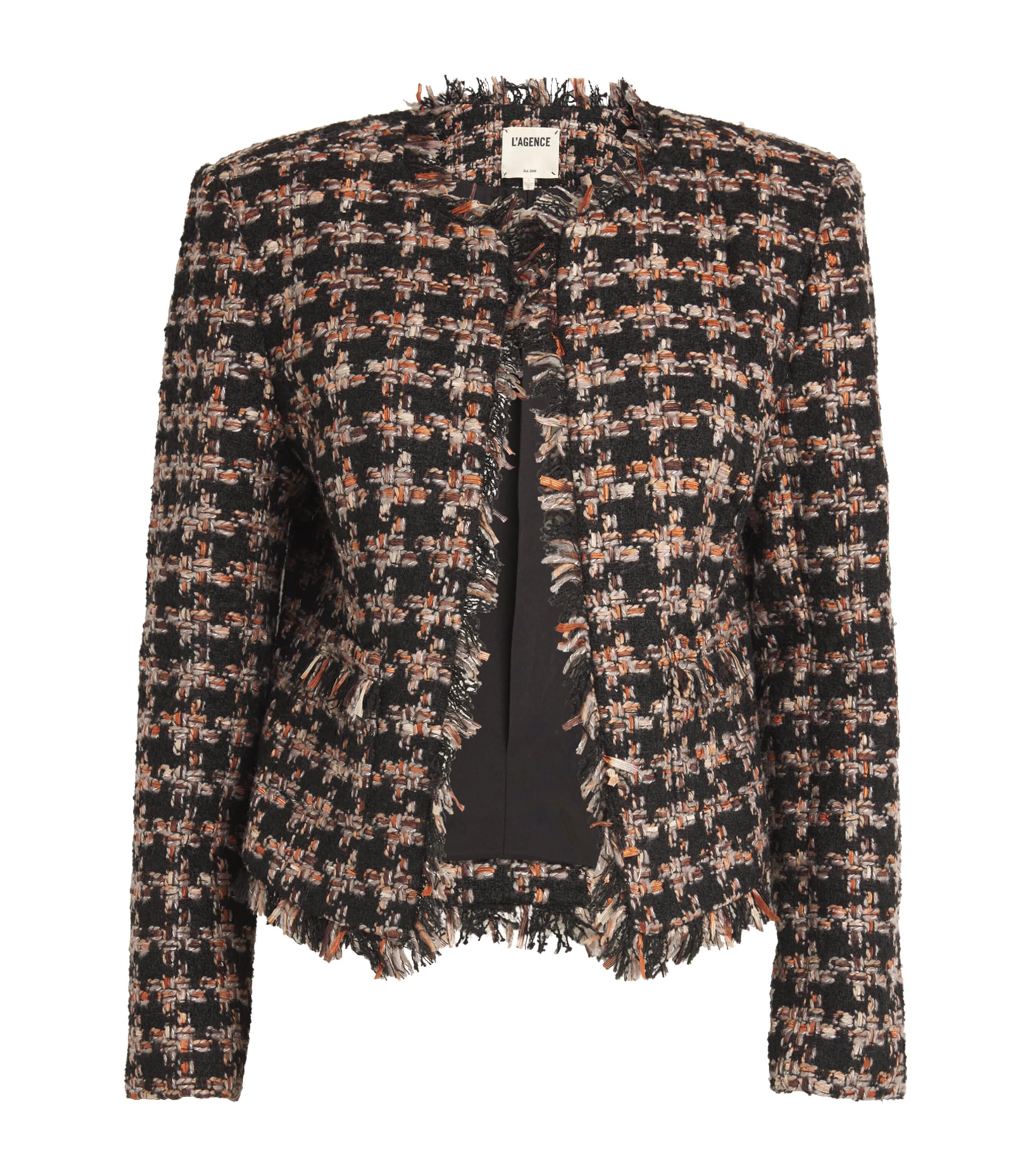 L AGENCE TWEED ANGELINA BLAZER 