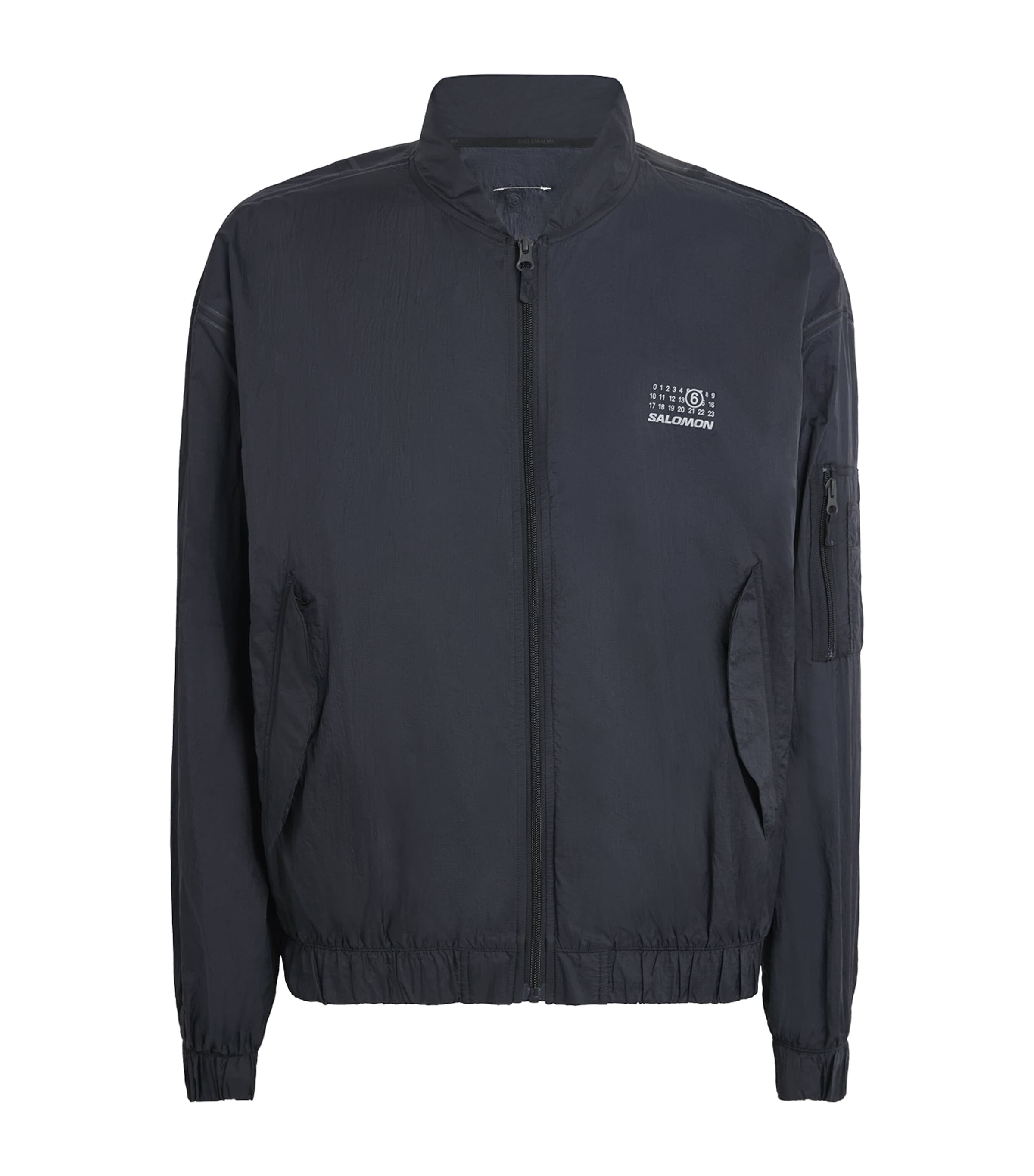 Mm6 Maison Margiela Mm6 X Salomon Edition Bomber Jacket Black In Black