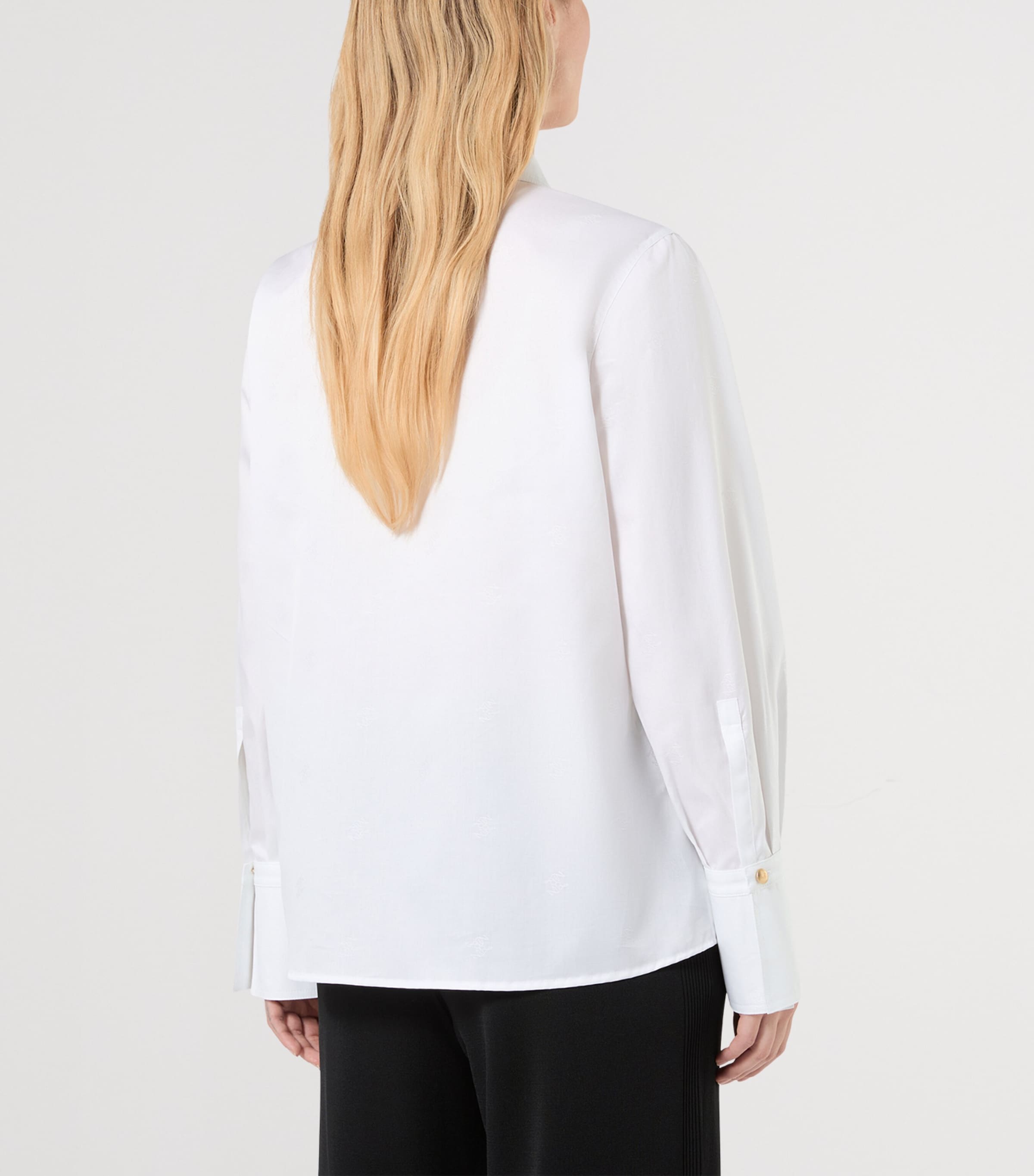 Marina Rinaldi Womens Cotton Shirt Optical White Image 4