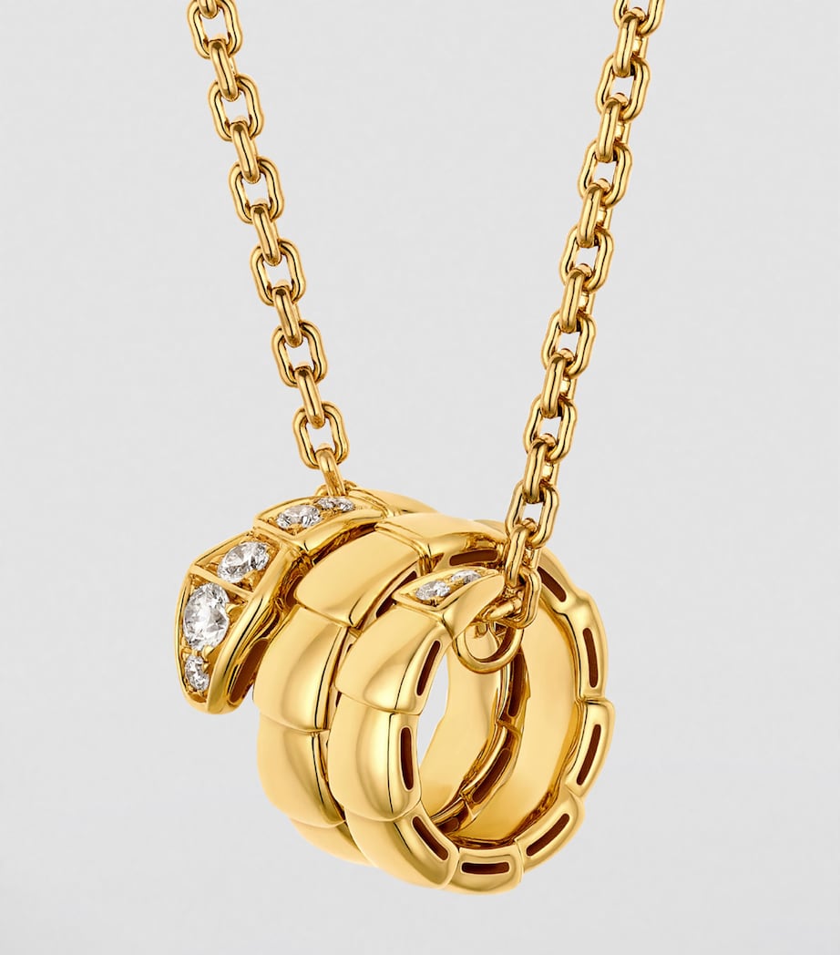 Yellow Gold and Diamond Serpenti Viper Necklace YELLOW GOLD Image 5