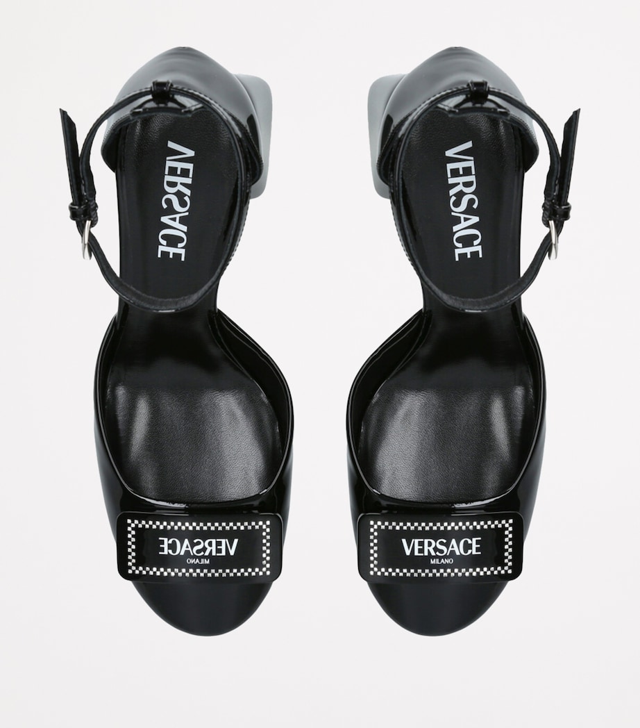 Versace Patent Leather D’Orsay Pumps 70 Black Image 4