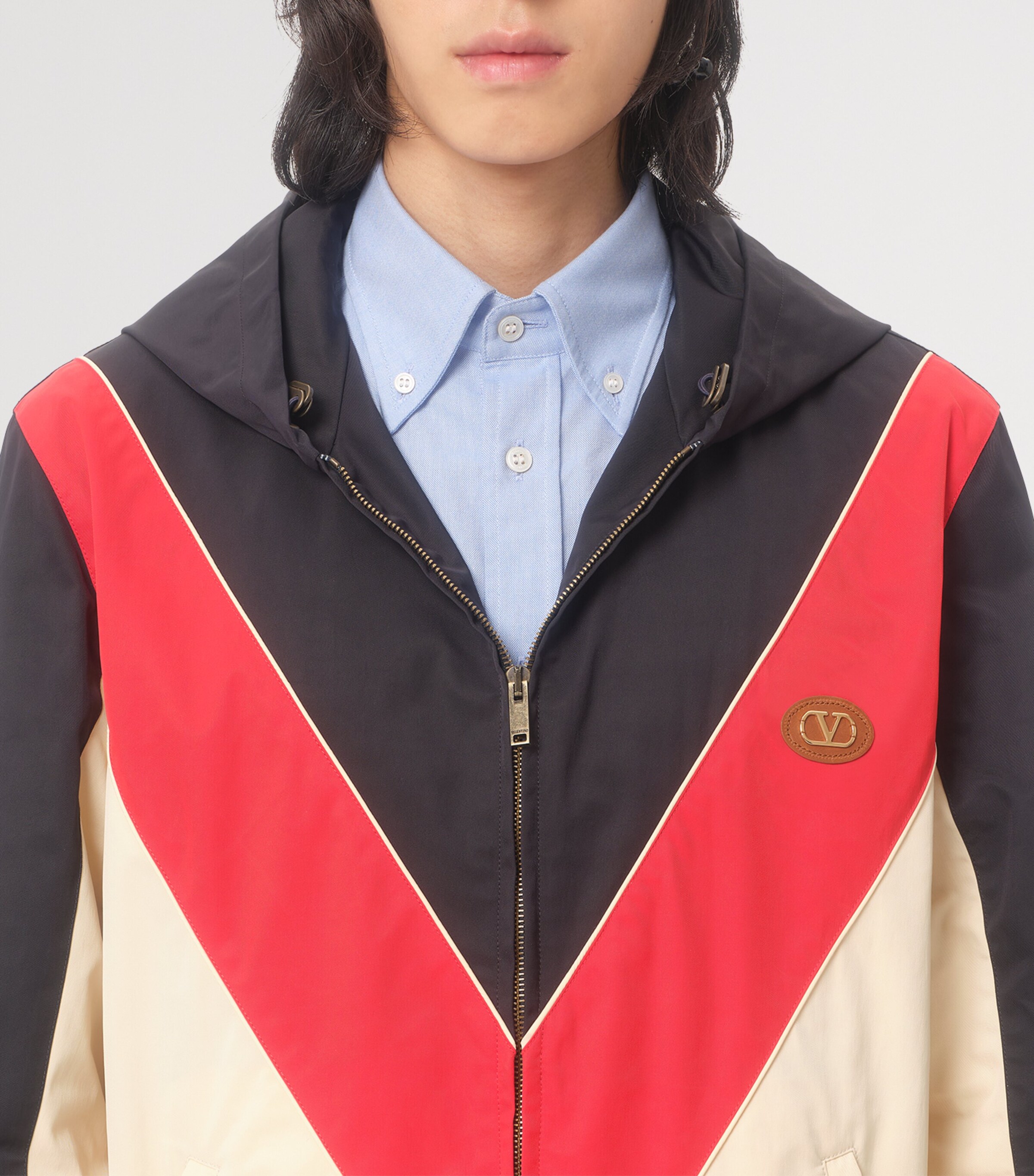 Valentino Hooded VLogo Windbreaker Jacket | Harrods US