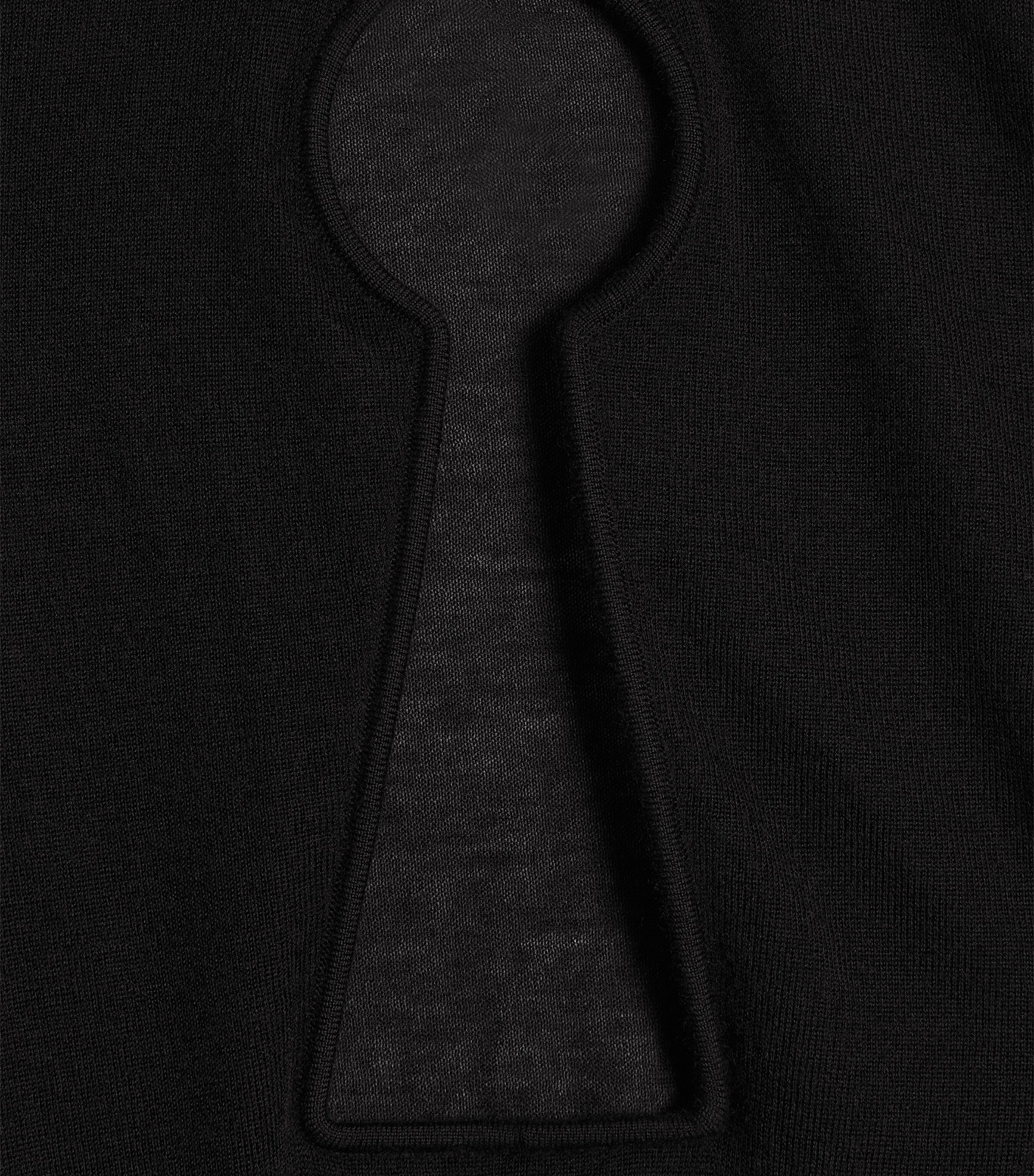 Schiaparelli Womens Cashmere Keyhole Sweater Black Image 6