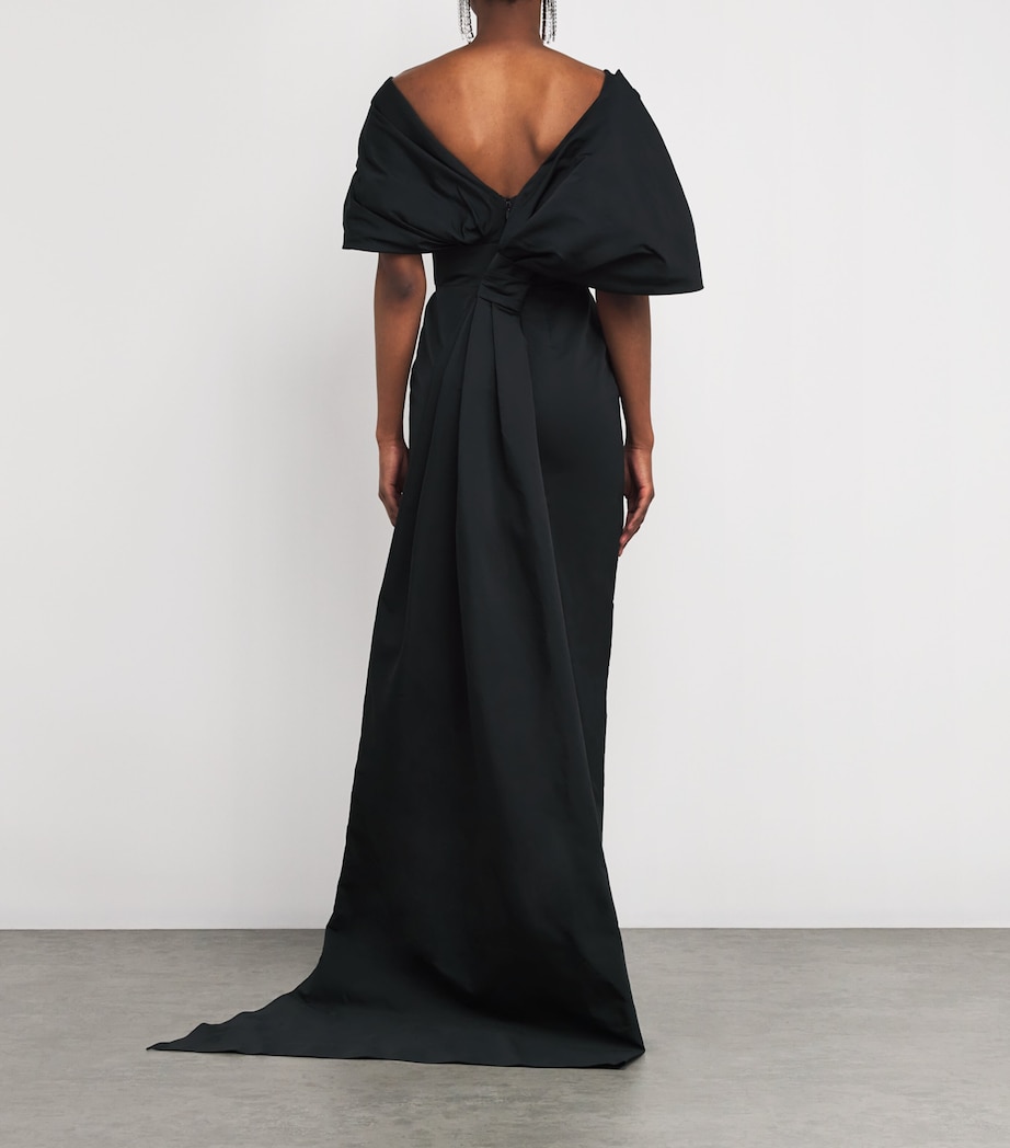 Oversized Bow Gown BLACK Image 3