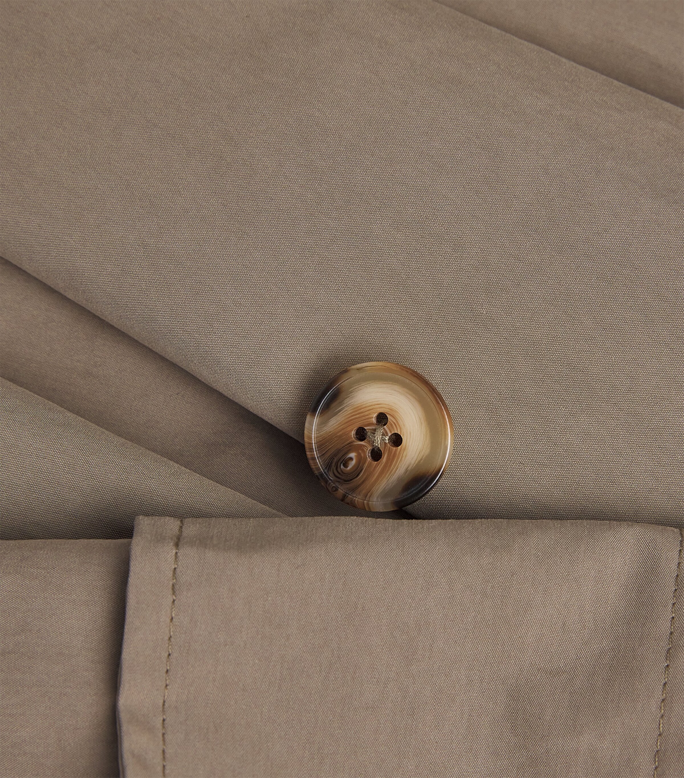 Cotton-Blend Siena Trench Coat MUD Image 5