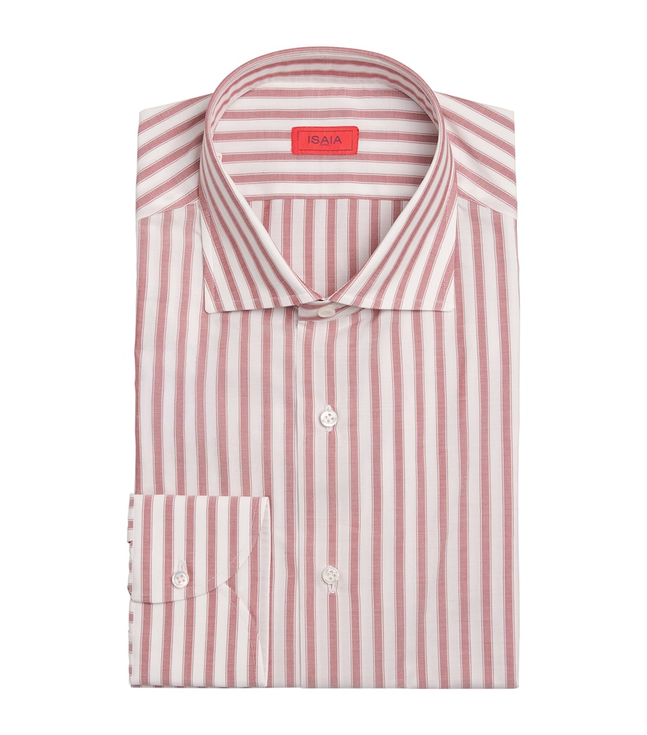 Cotton Stripe Dress Shirt 2 Image 1