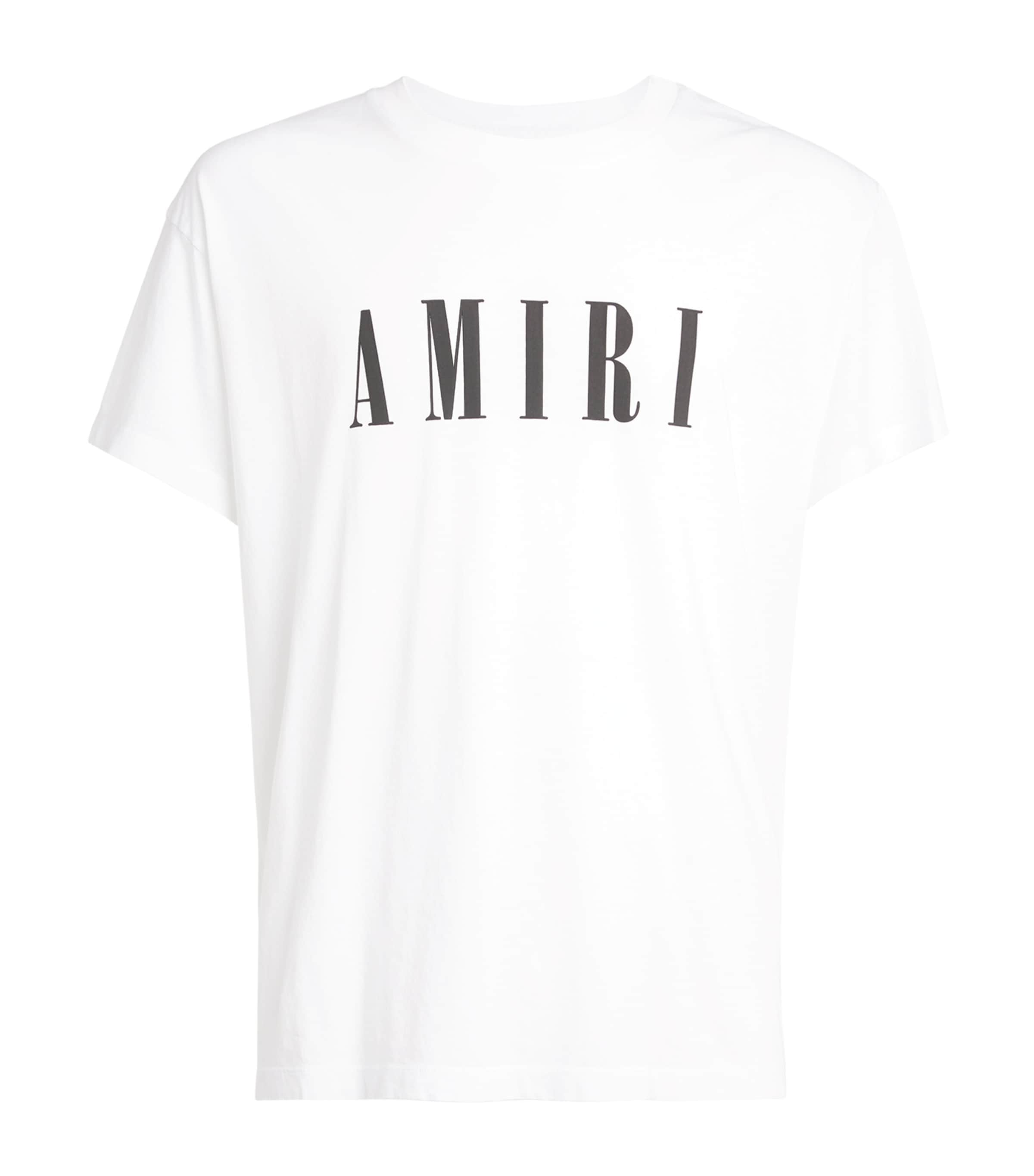AMIRI Mens Cotton Logo T-Shirt White Image 3