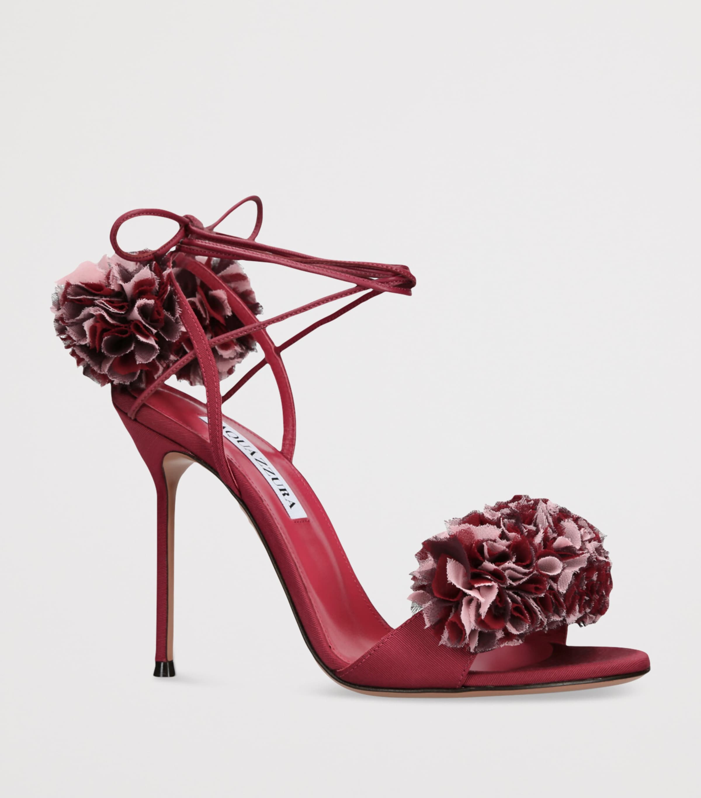 Leather Cherry Kiss Sandals 105 RED Image 3