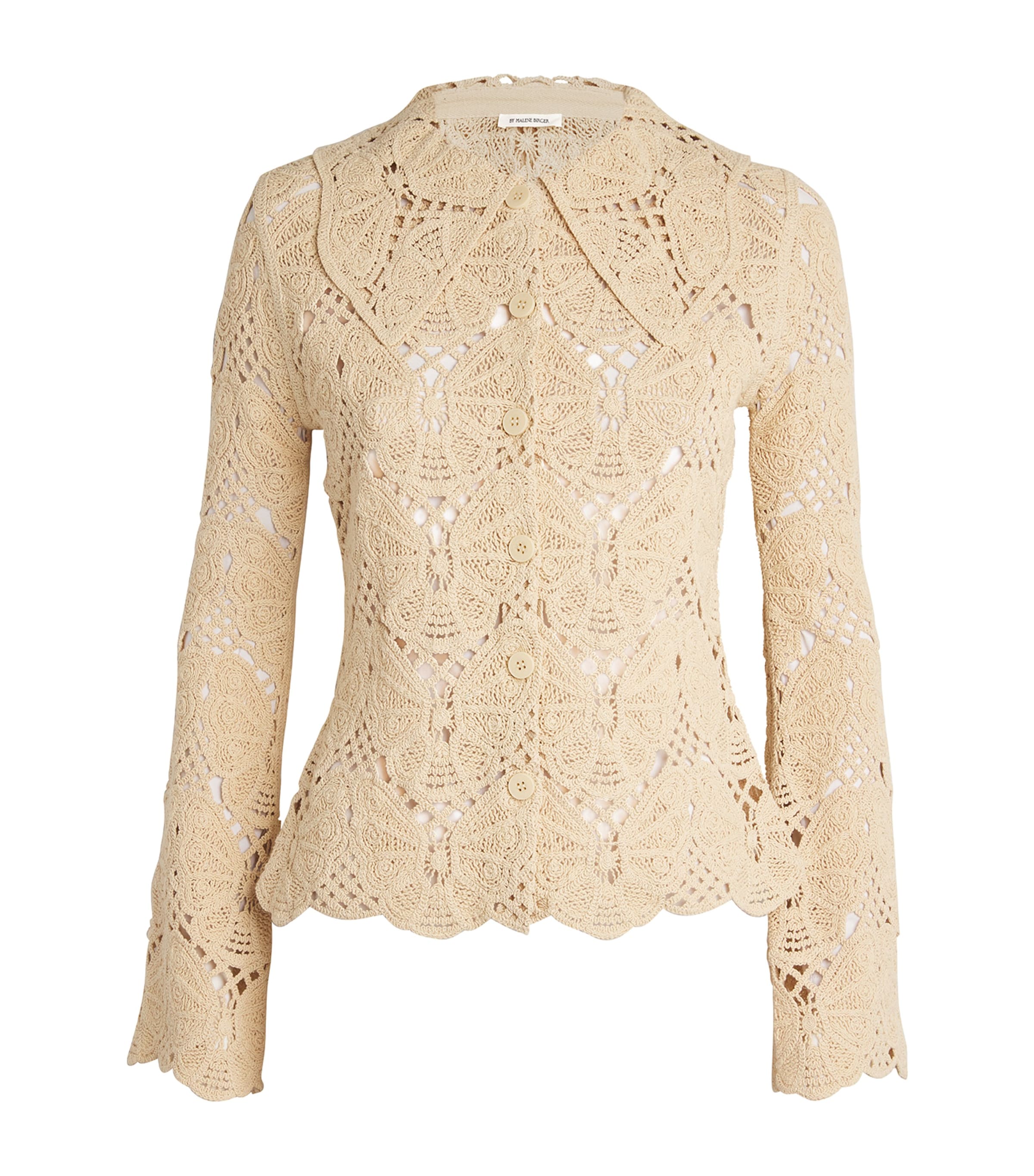 BY MALENE BIRGER CROCHET GWENEVERE CARDIGAN 