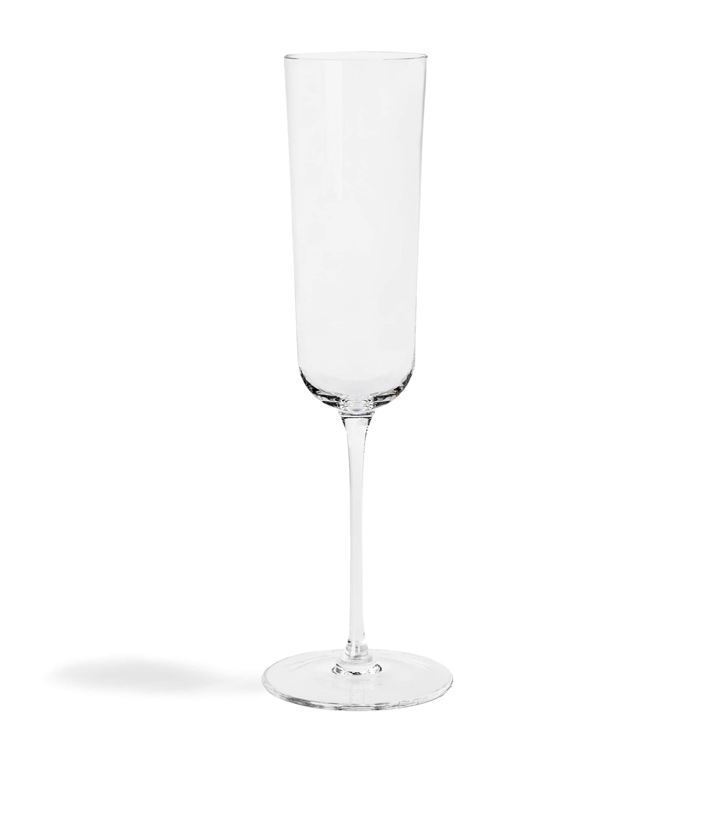 Richard Brendon Set Of 2 Classic Champagne Flutes In Transparent