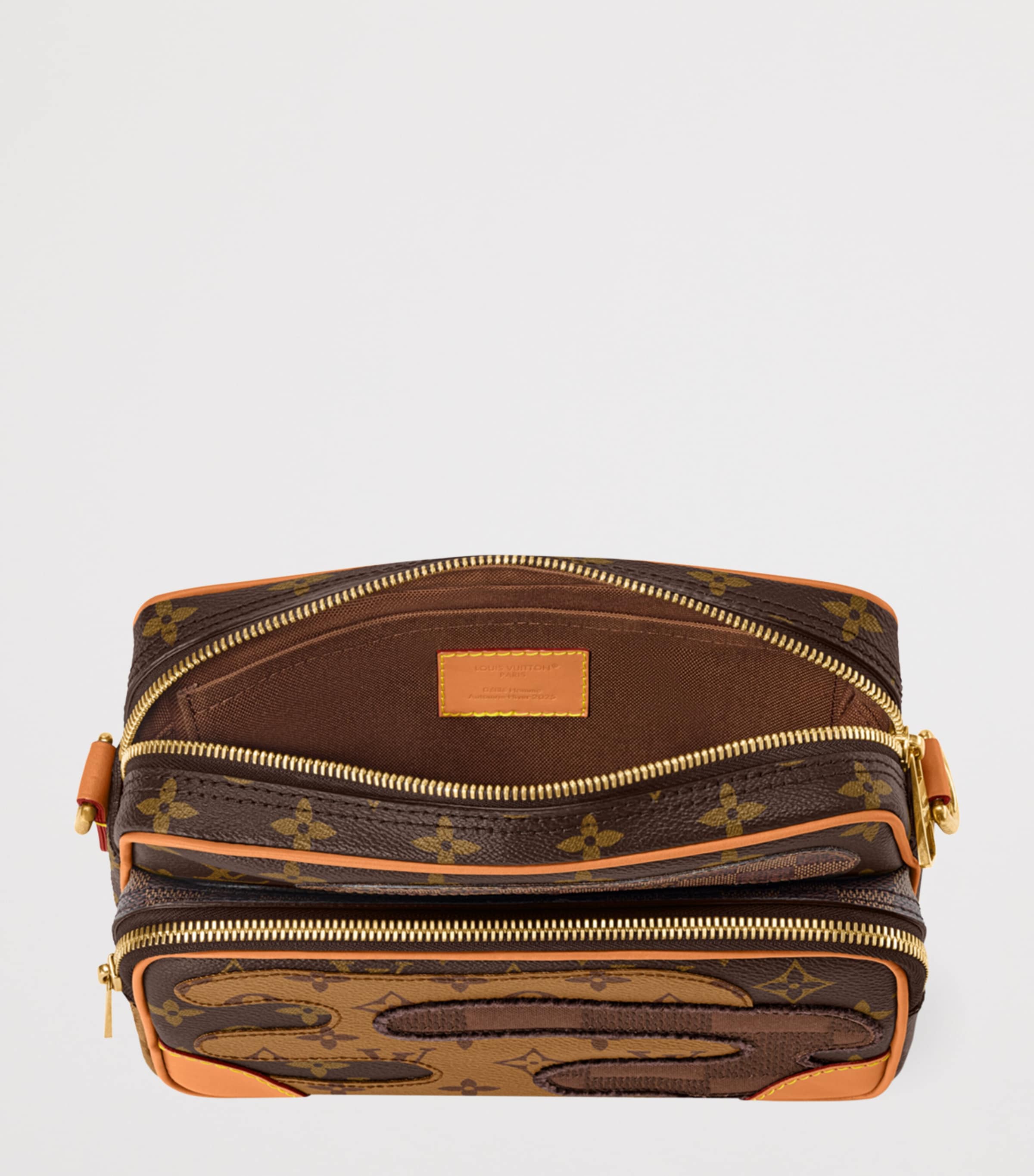 Coated Canvas Nil Cross-Body Bag BROWN Image 2