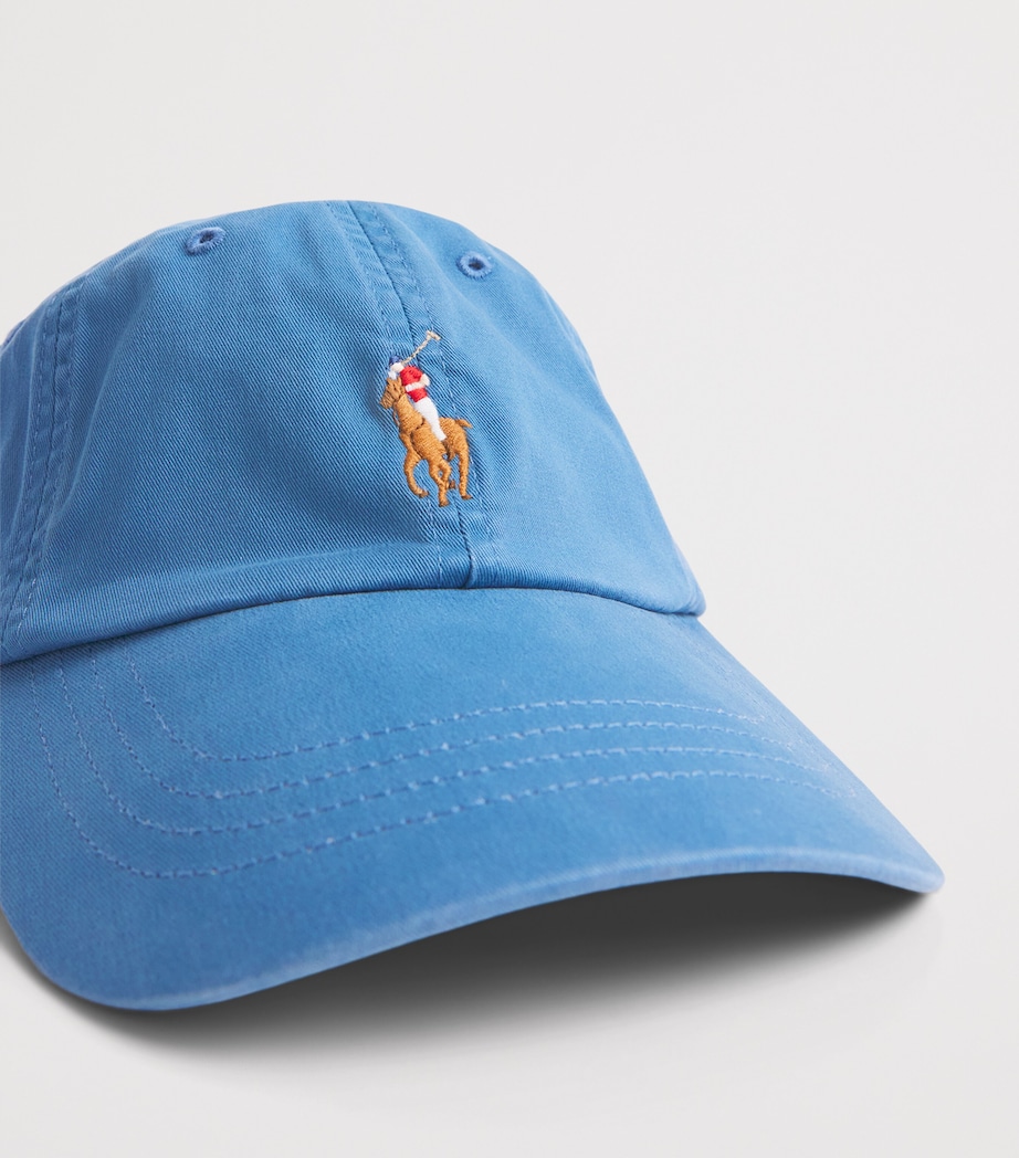 Polo Ralph Lauren Cotton Polo Pony Baseball Cap Delta Blue Image 4