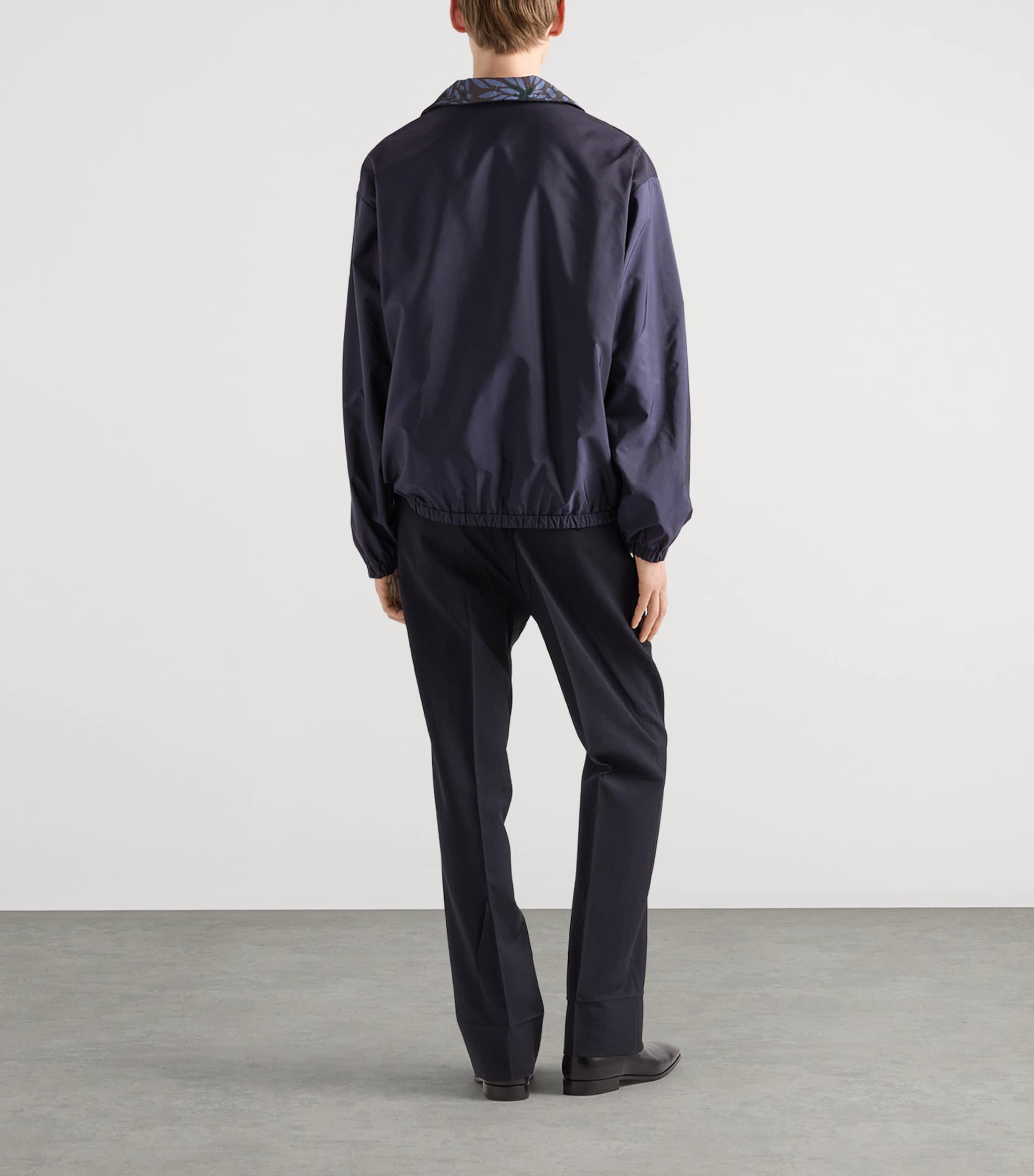 Prada Mens Reversible Re-Nylon Bomber Jacket Image 5