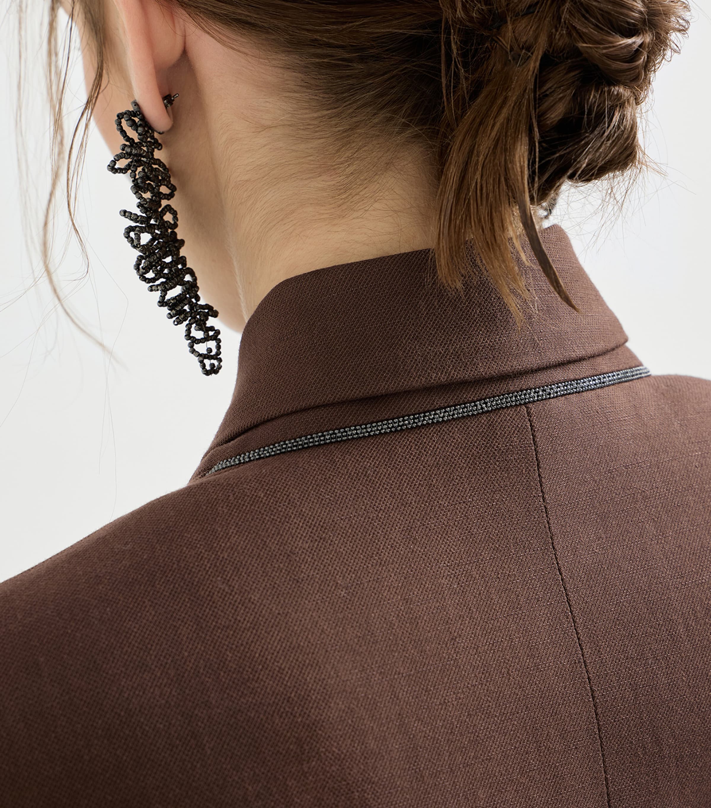 Crepe Double-Breasted Blazer C9284 Image 6