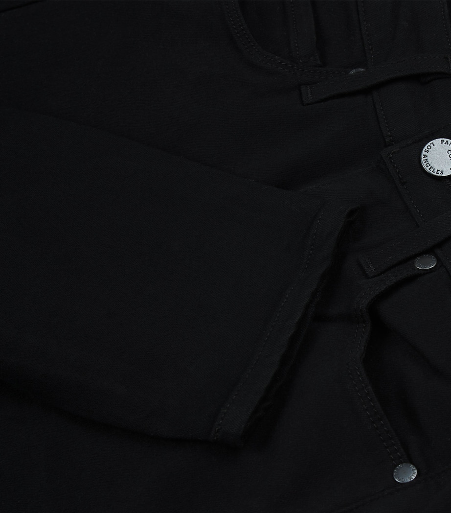 Paige Margot Crop Jean BLACK SHADOW B Image 5