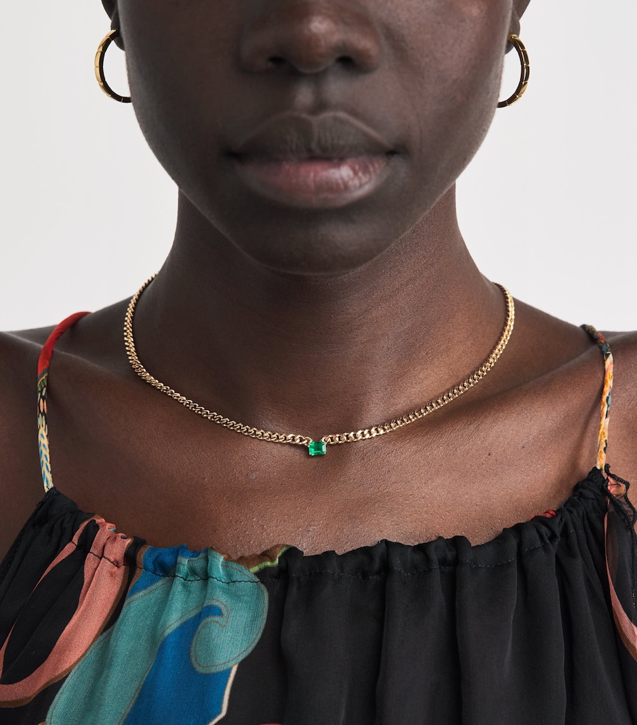 Anita Ko Yellow Gold and Emerald Choker Yellow Gold Image 2