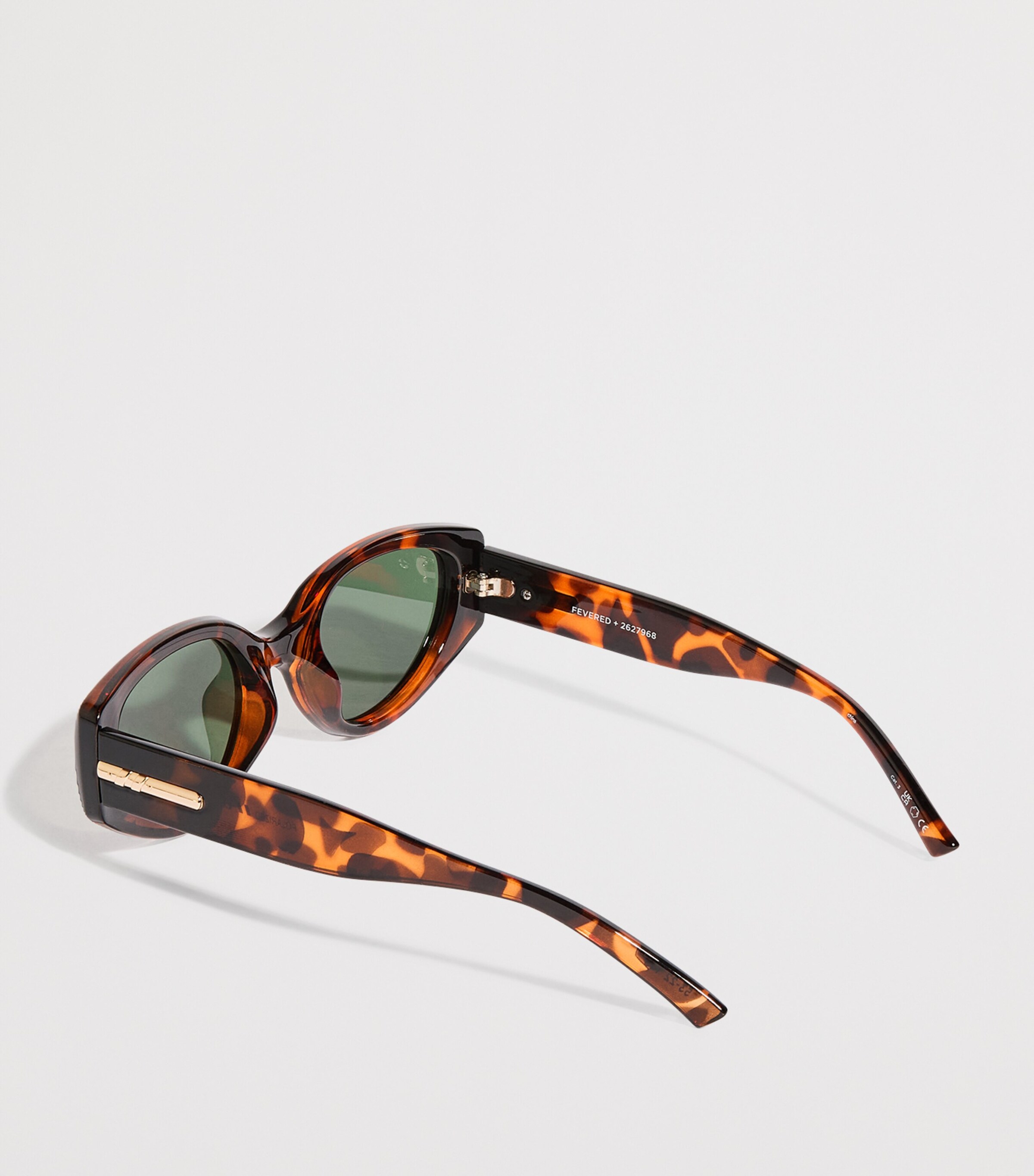 Le Specs Tortoiseshell Oval Sunglasses Trtkhk Mon Polarized Image 3