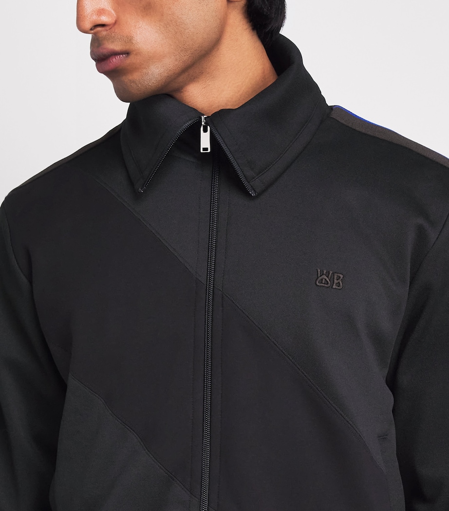 Wales Bonner Mens Form Track Jacket Black Image 3