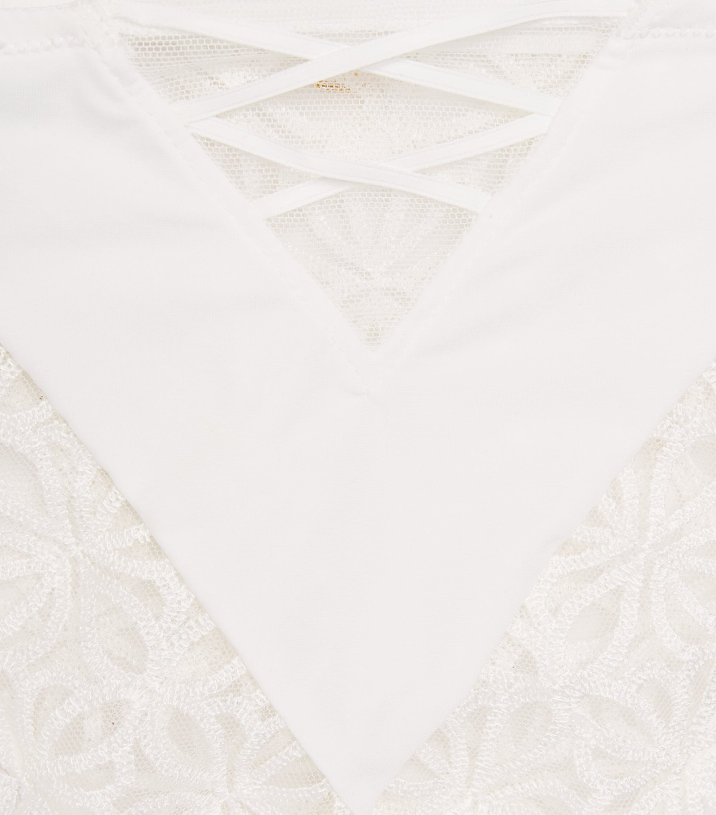 Aubade Womens Lace Secret Memories Briefs Ivory Image 4