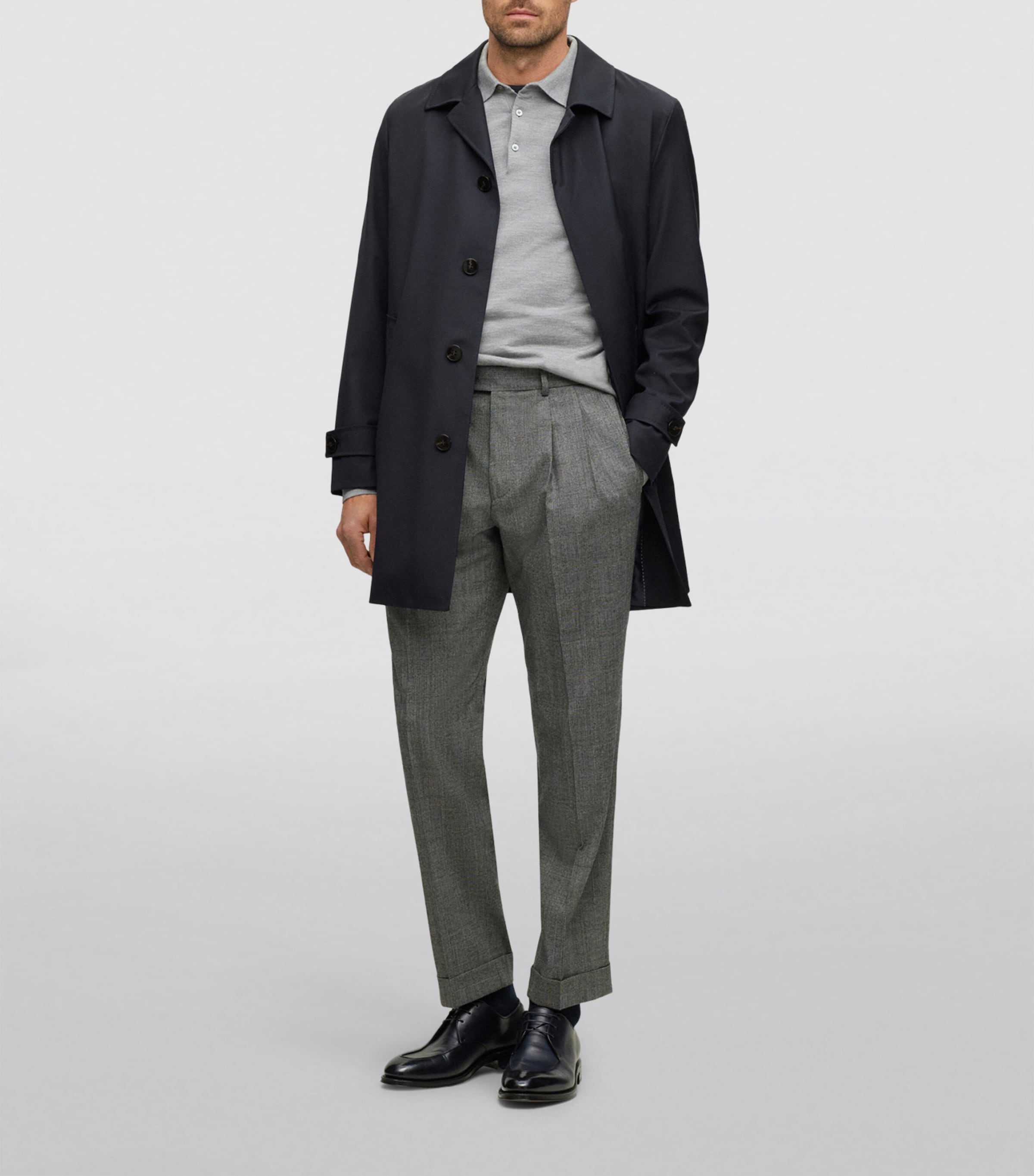 Wool-Cashmere-Silk Polo Shirt 041 Image 2